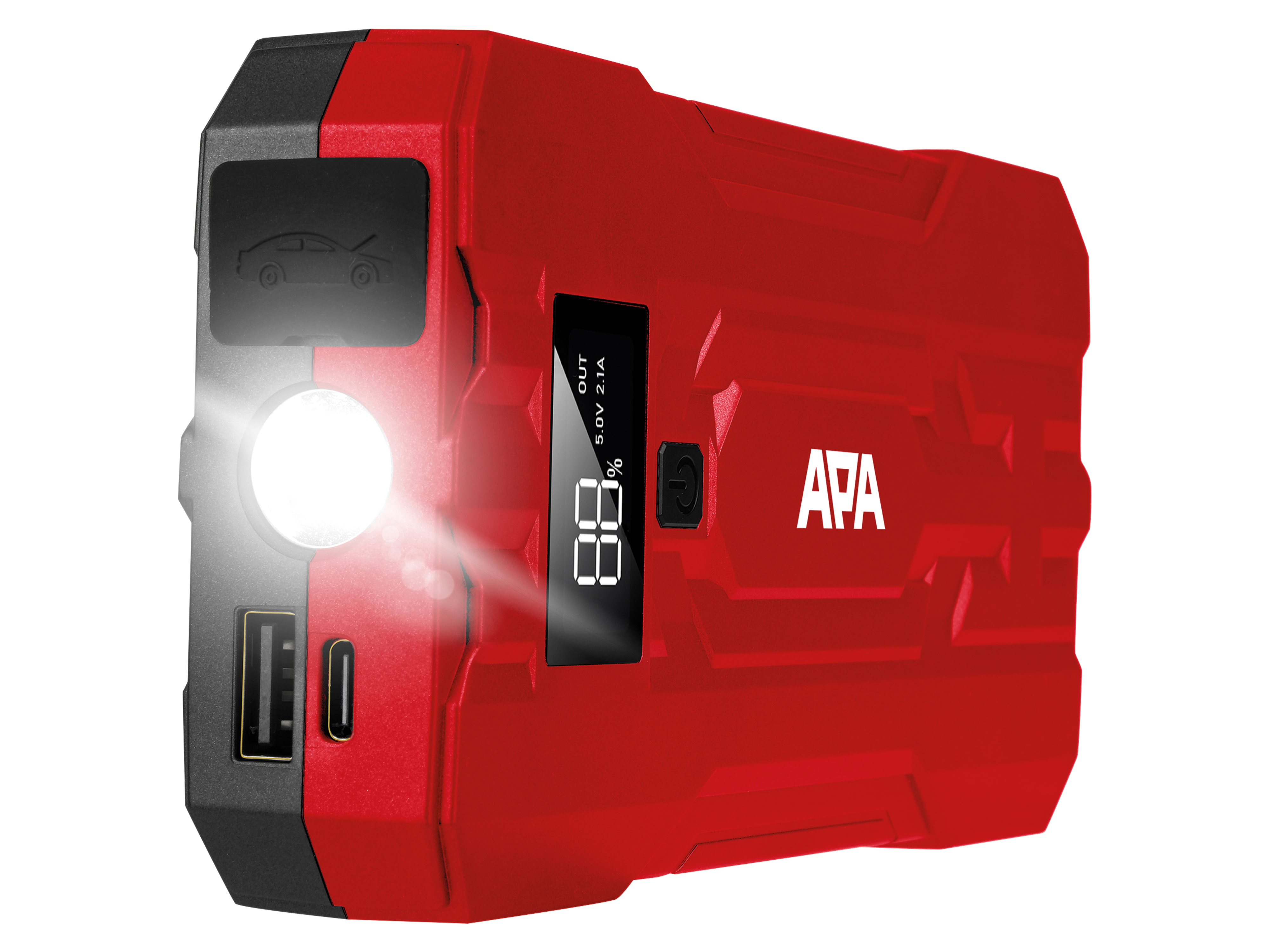 APA Lithium Powerpack 10.000 mAh, mit Starthilfe 16443