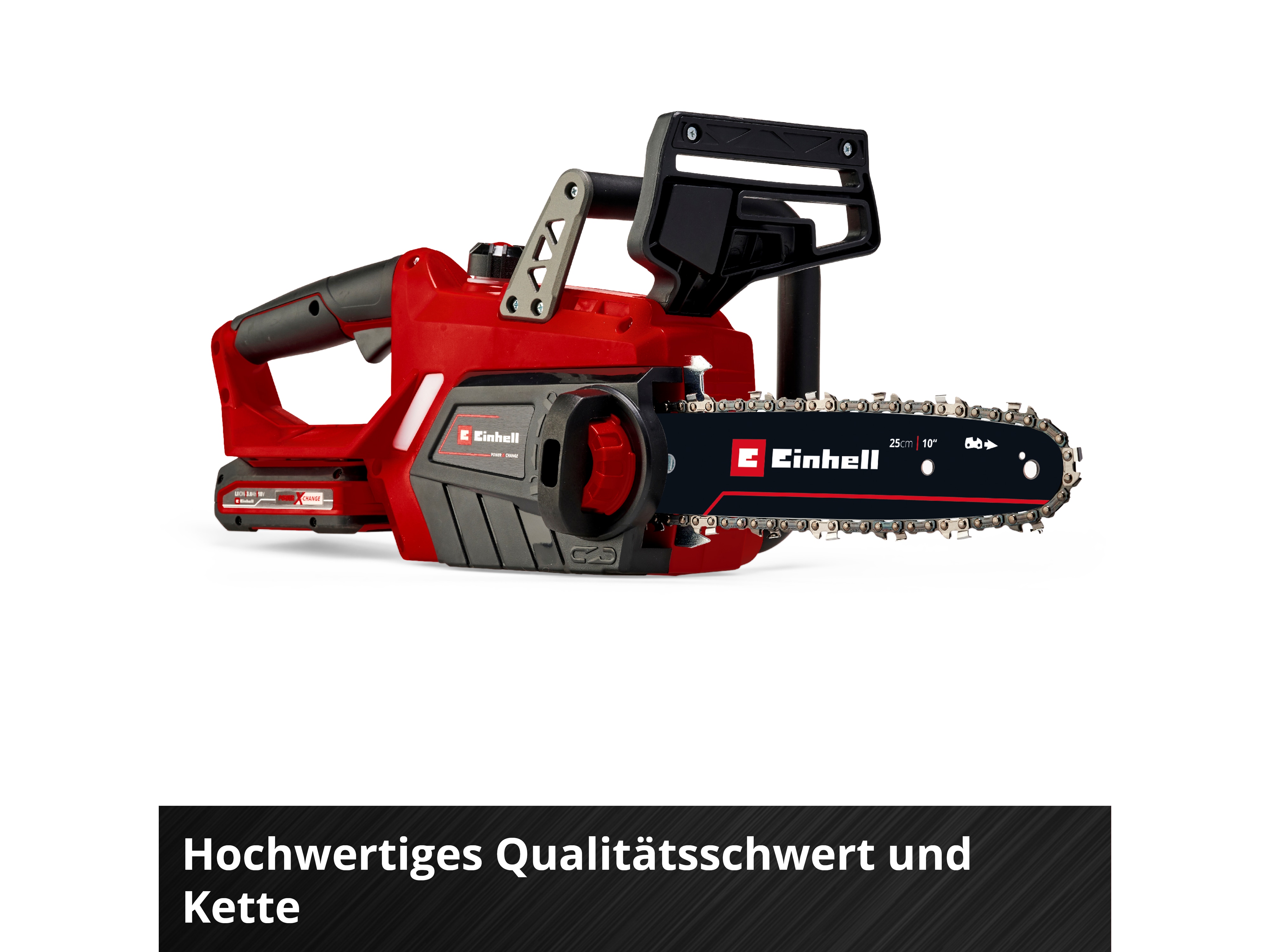 EINHELL Akku-Kettensäge 4501760, GE-LC 18 Li Kit, 3 Ah
