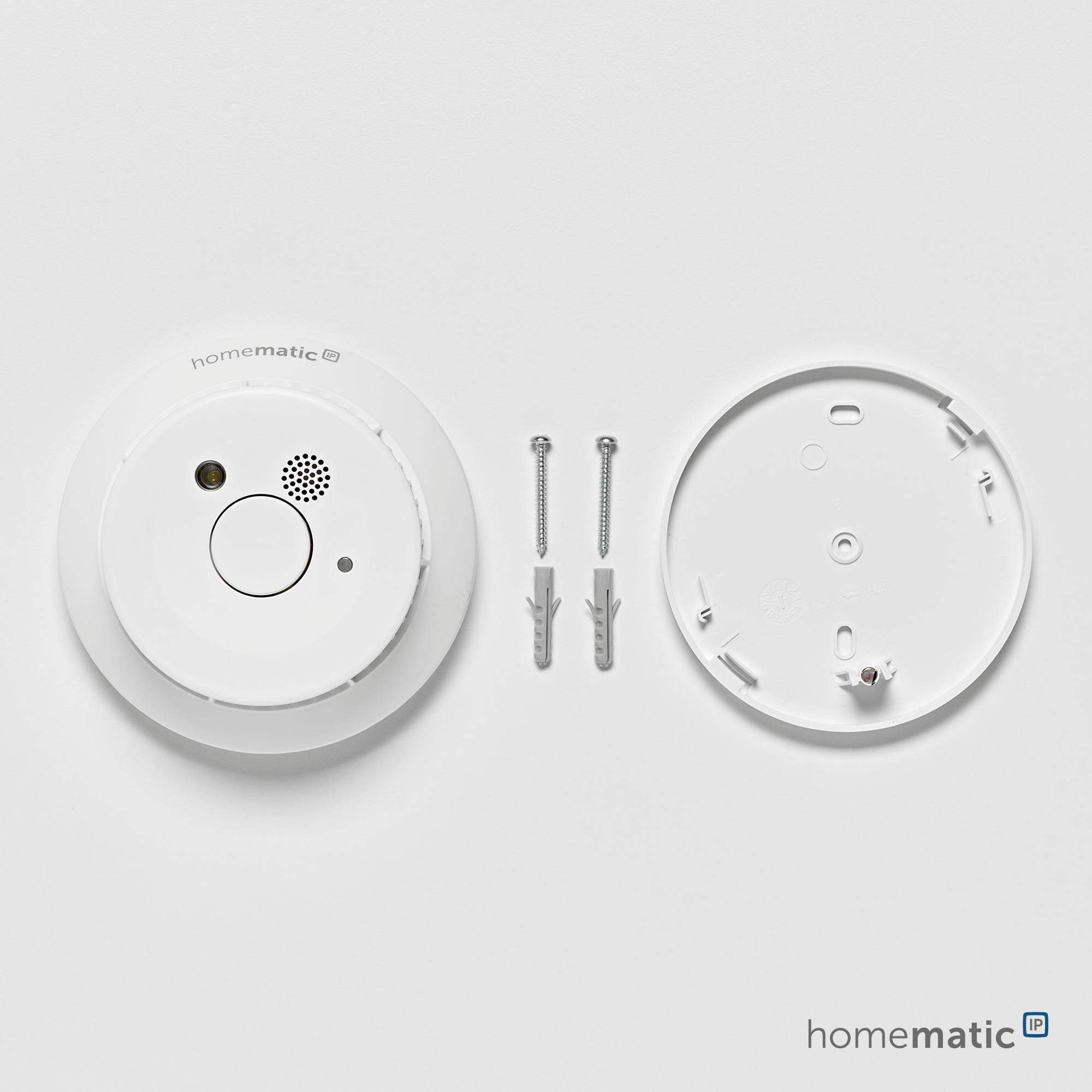 HOMEMATIC IP 156587A0, Rauchwarnmelder, Q-Label, 2 Stück