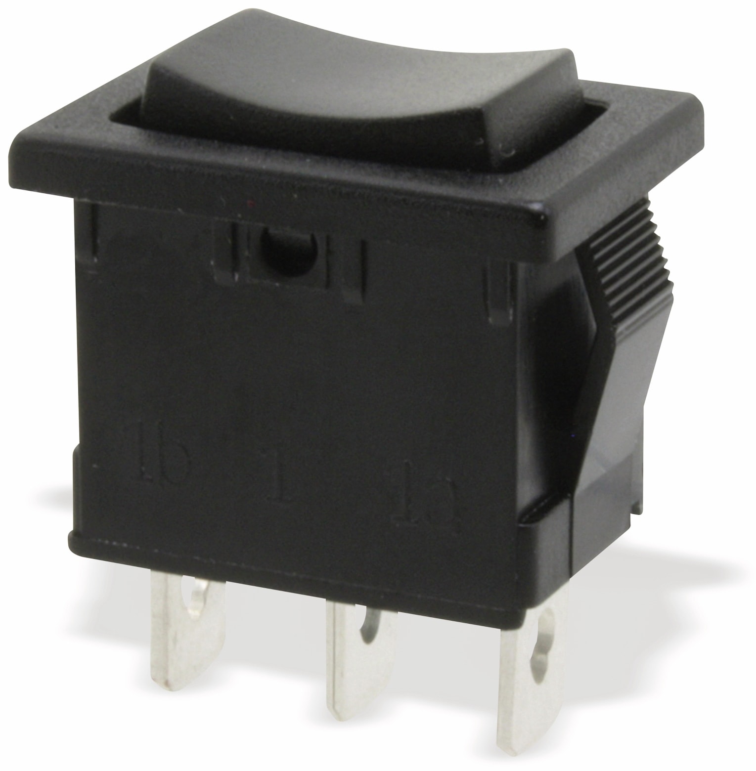 DONAU ELEKTRONIK Wippenschalter 1-pol.(I)-0-(II), tastend mit Mittelstellung DONAU ELEKTRONIK Wippenschalter 1-pol.(I)-0-(II), tastend mit Mittelstellung
