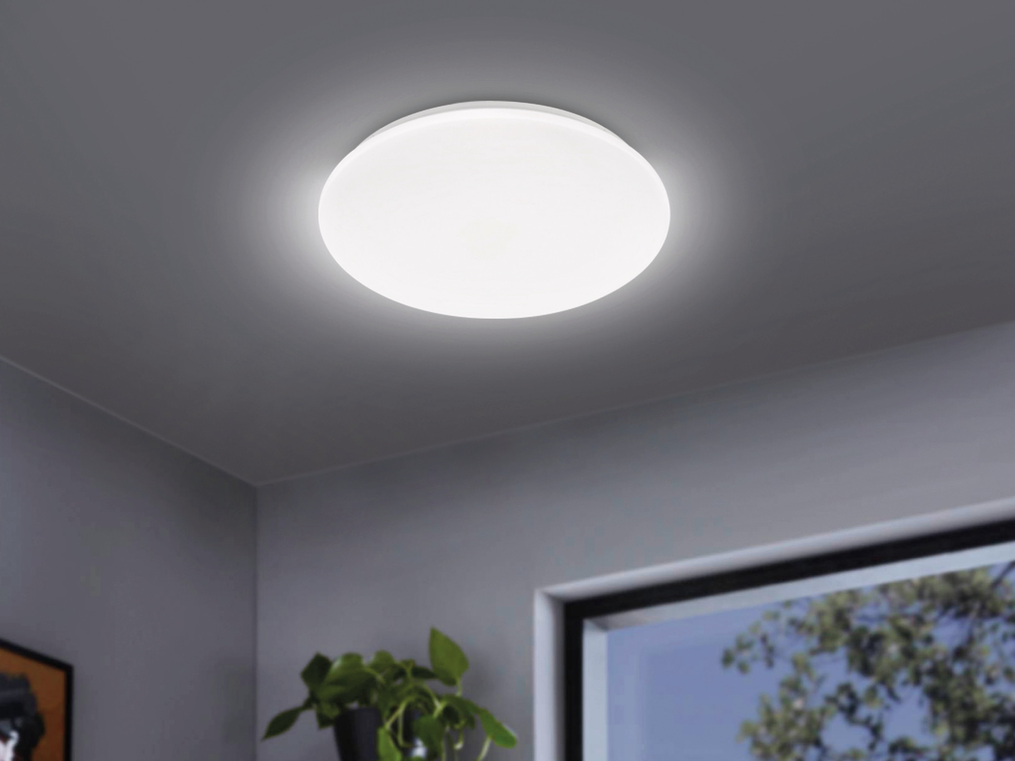 EGLO LED-Deckenleuchte POGLIOLA, 36W, 3350 lm, 3000K, 490 mm EGLO LED-Deckenleuchte POGLIOLA, 36W, 3350 lm, 3000K, 490 mm