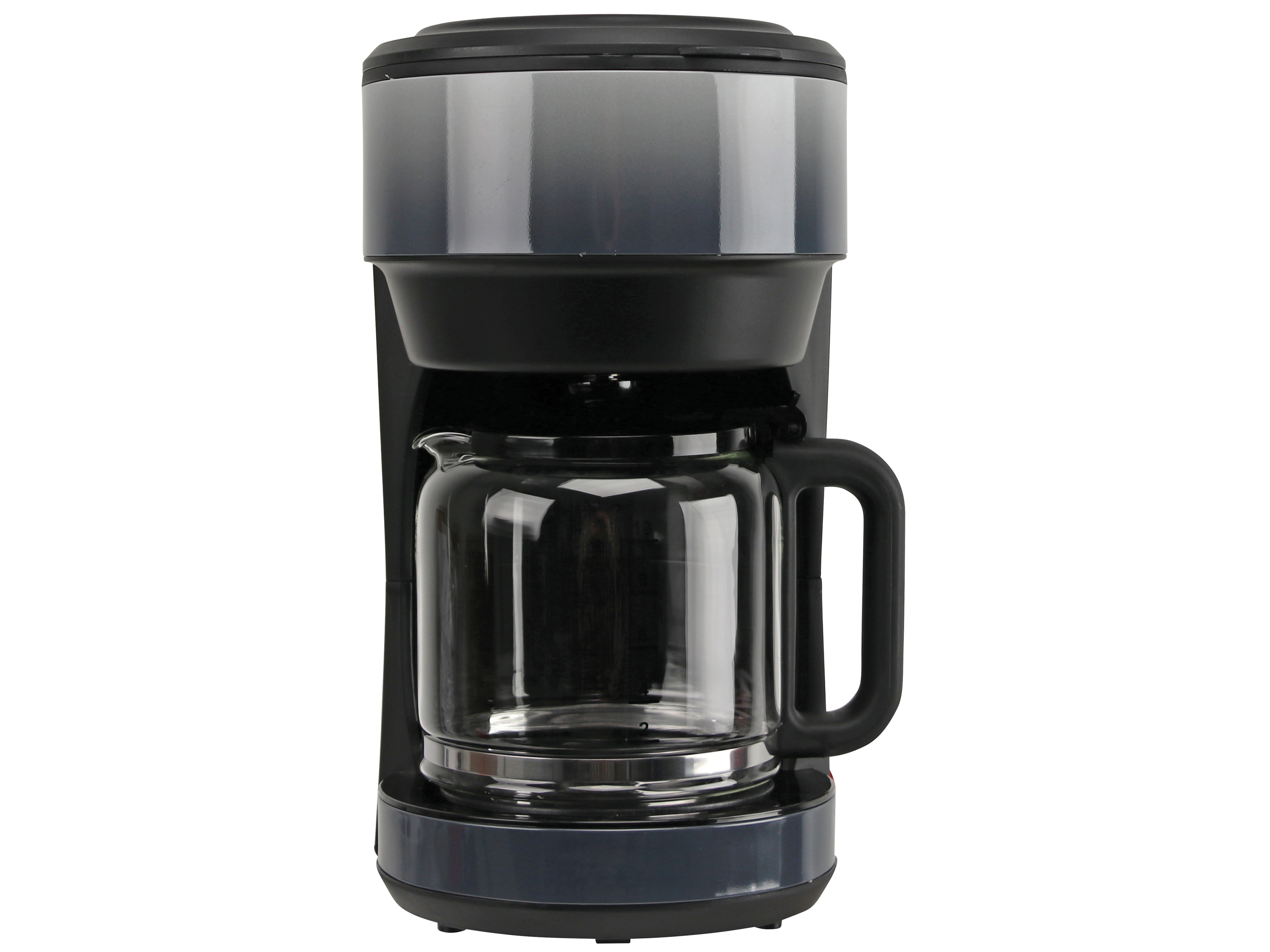 Kaffeemaschiene, Ombré, 1000 W, schwarz/grau