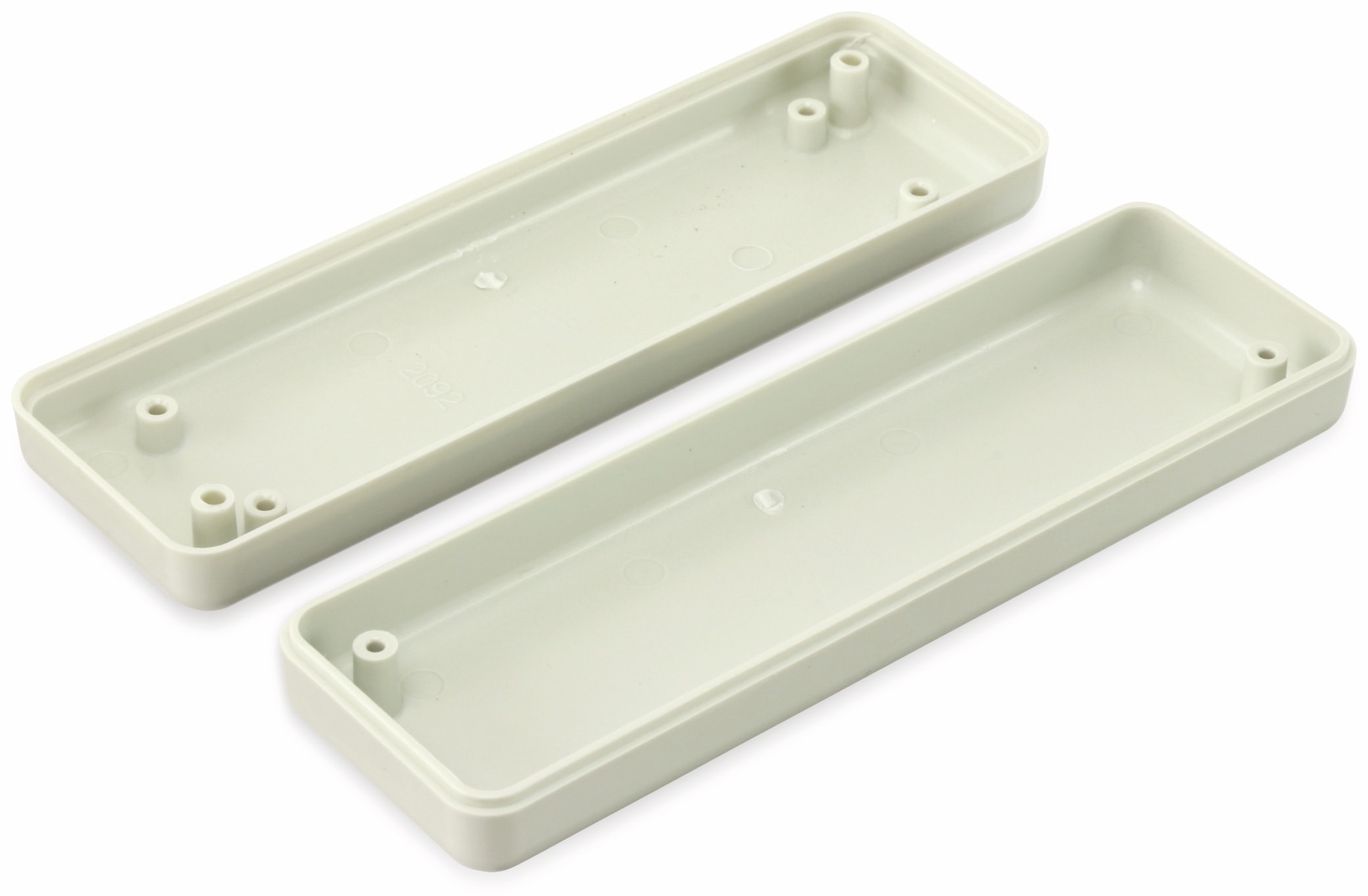 STRAPUBOX Kunststoffgehäuse, Typ 2090 GR, 129 x 40 x 24 mm STRAPUBOX Kunststoffgehäuse, Typ 2090 GR, 129 x 40 x 24 mm