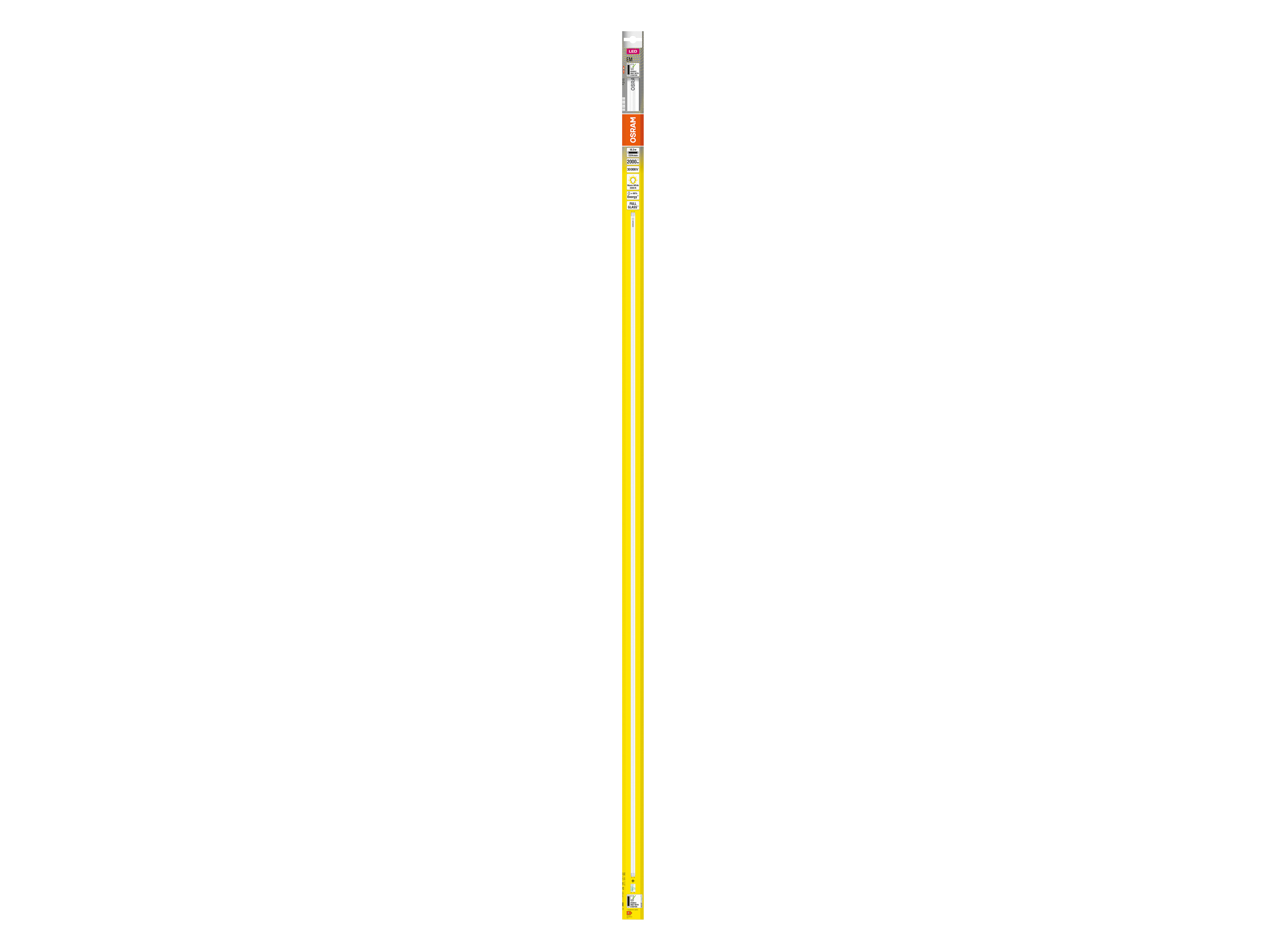OSRAM LED-Röhre, T8, 1500mm, G13, EEK: F, 18,3W, 2000lm, 3000K OSRAM LED-Röhre, T8, 1500mm, G13, EEK: F, 18,3W, 2000lm, 3000K