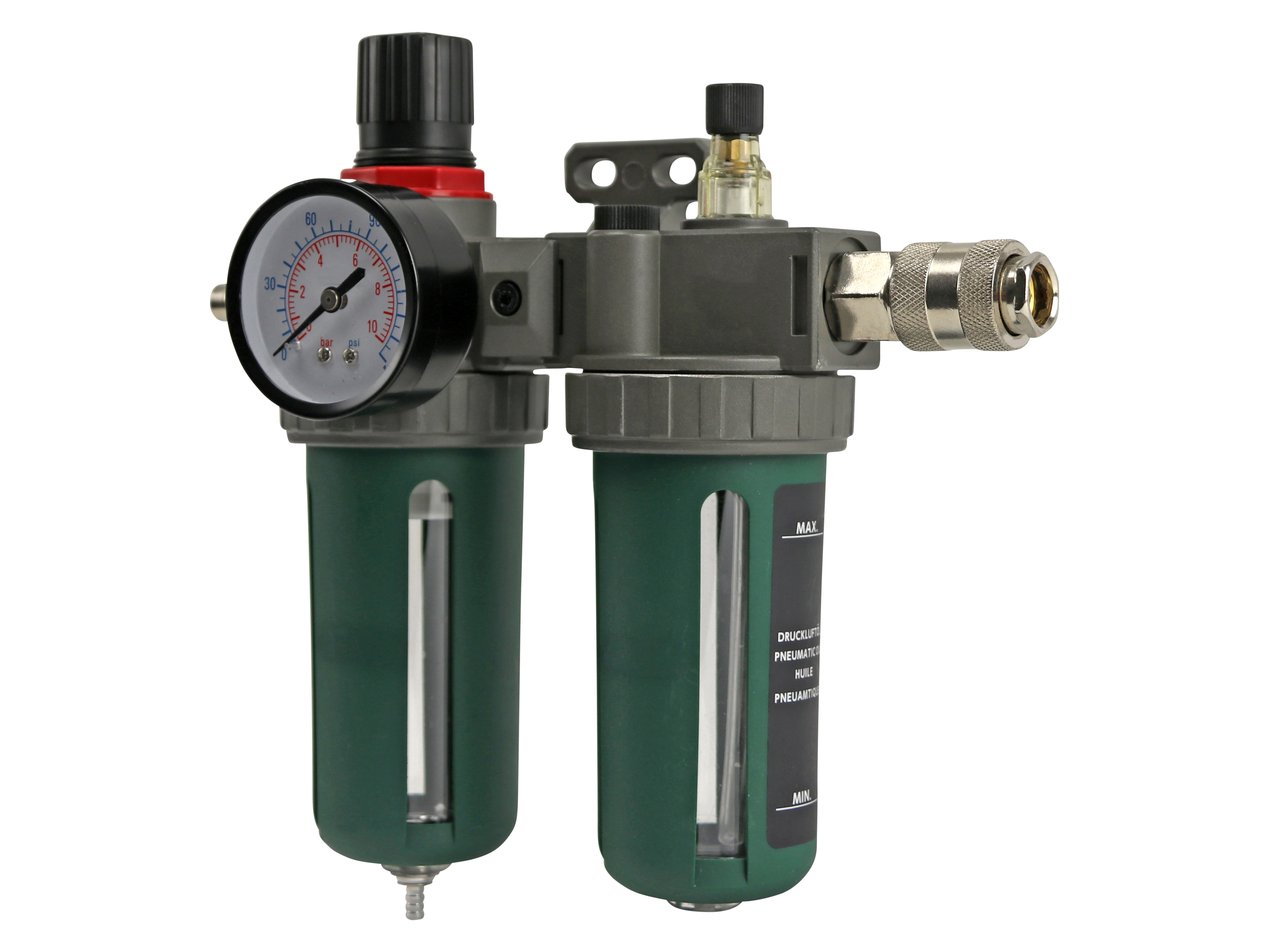 Druckluft-Wartungseinheit, 8 bar, 1/4"
