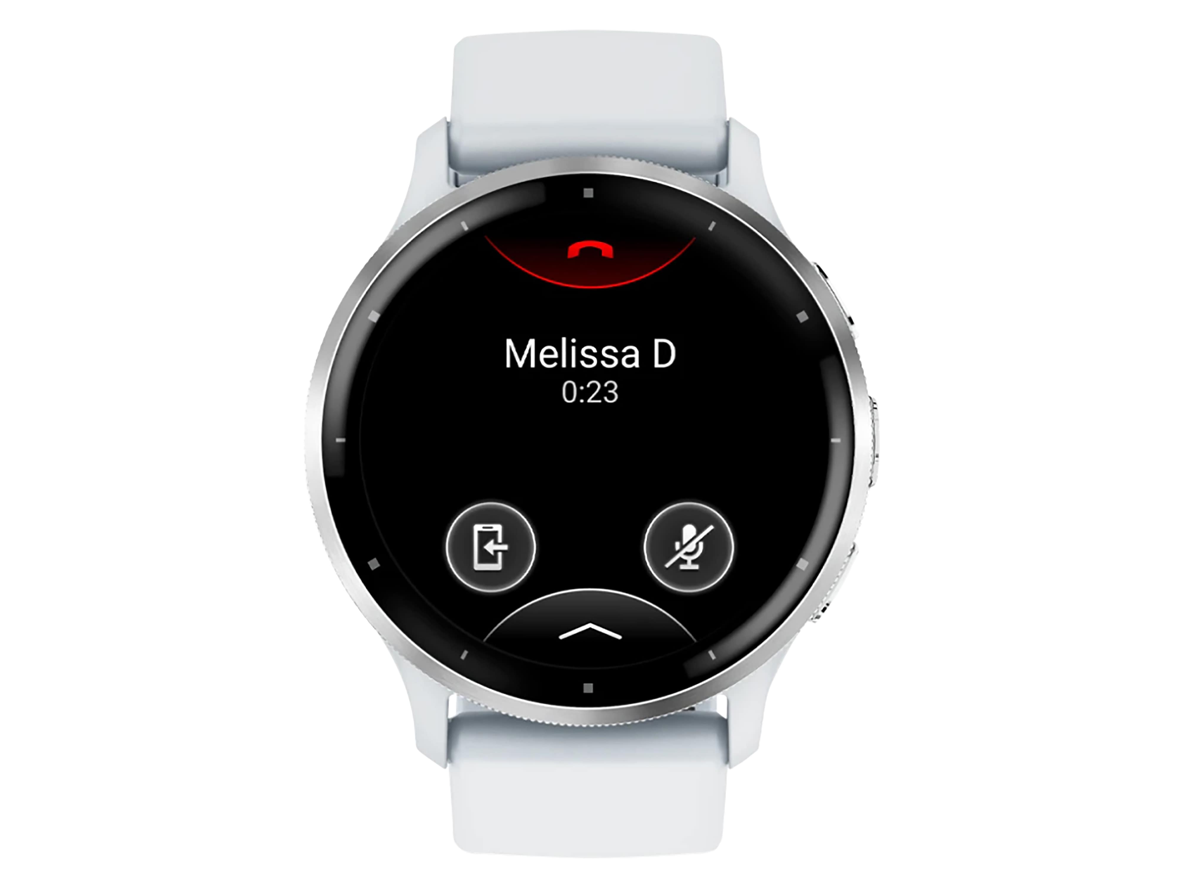 GARMIN Smartwatch Venu 3 steinweiss/silber Silikon