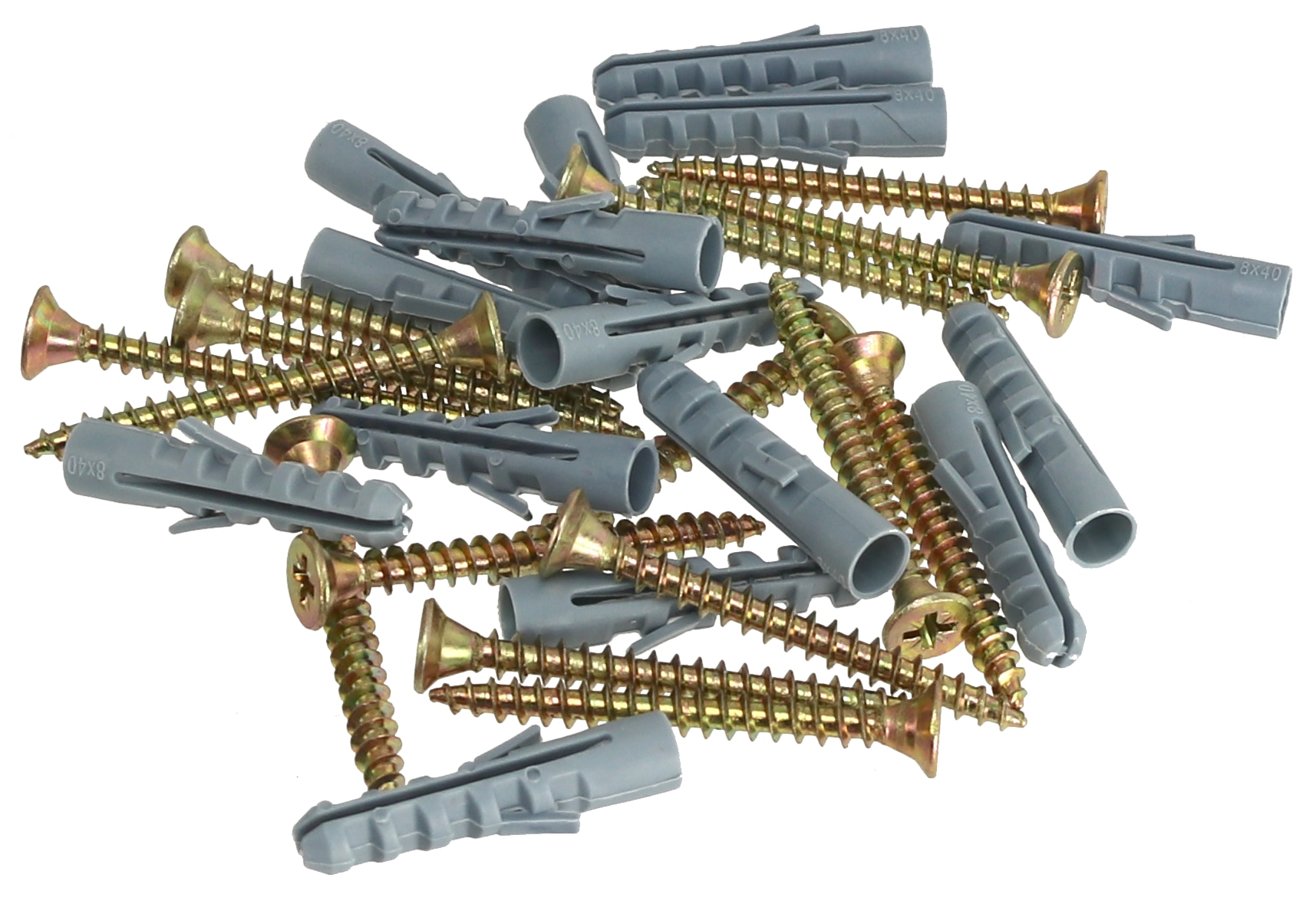 MASTERPROOF Schrauben-/Dübelset, 8 mm