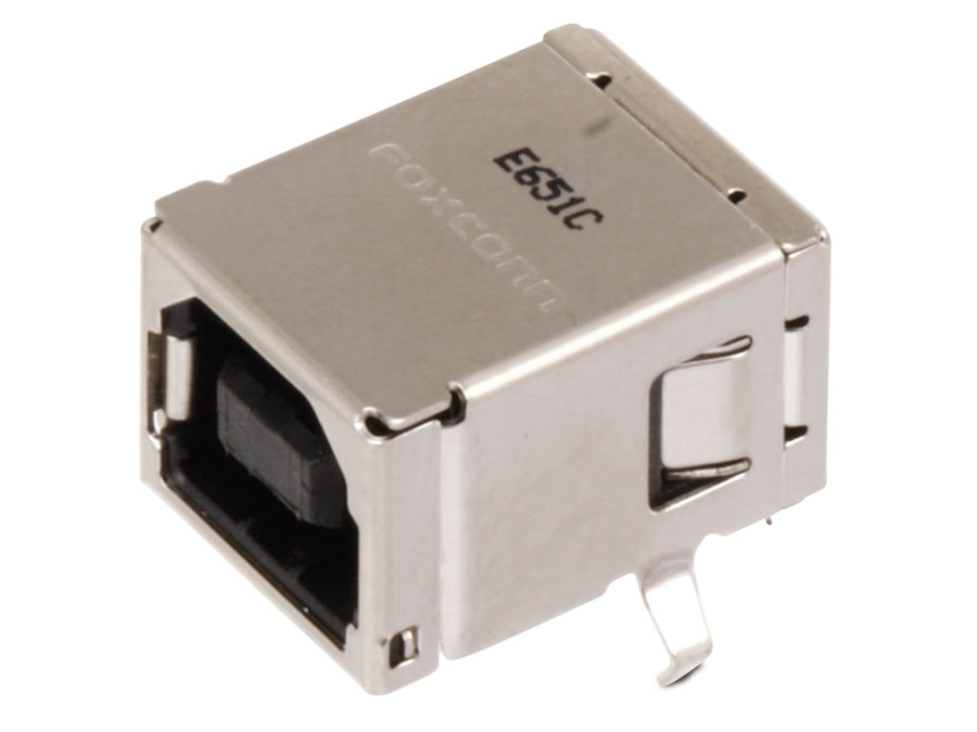 USB-B Einbaubuchse, 90° USB-B Einbaubuchse, 90°