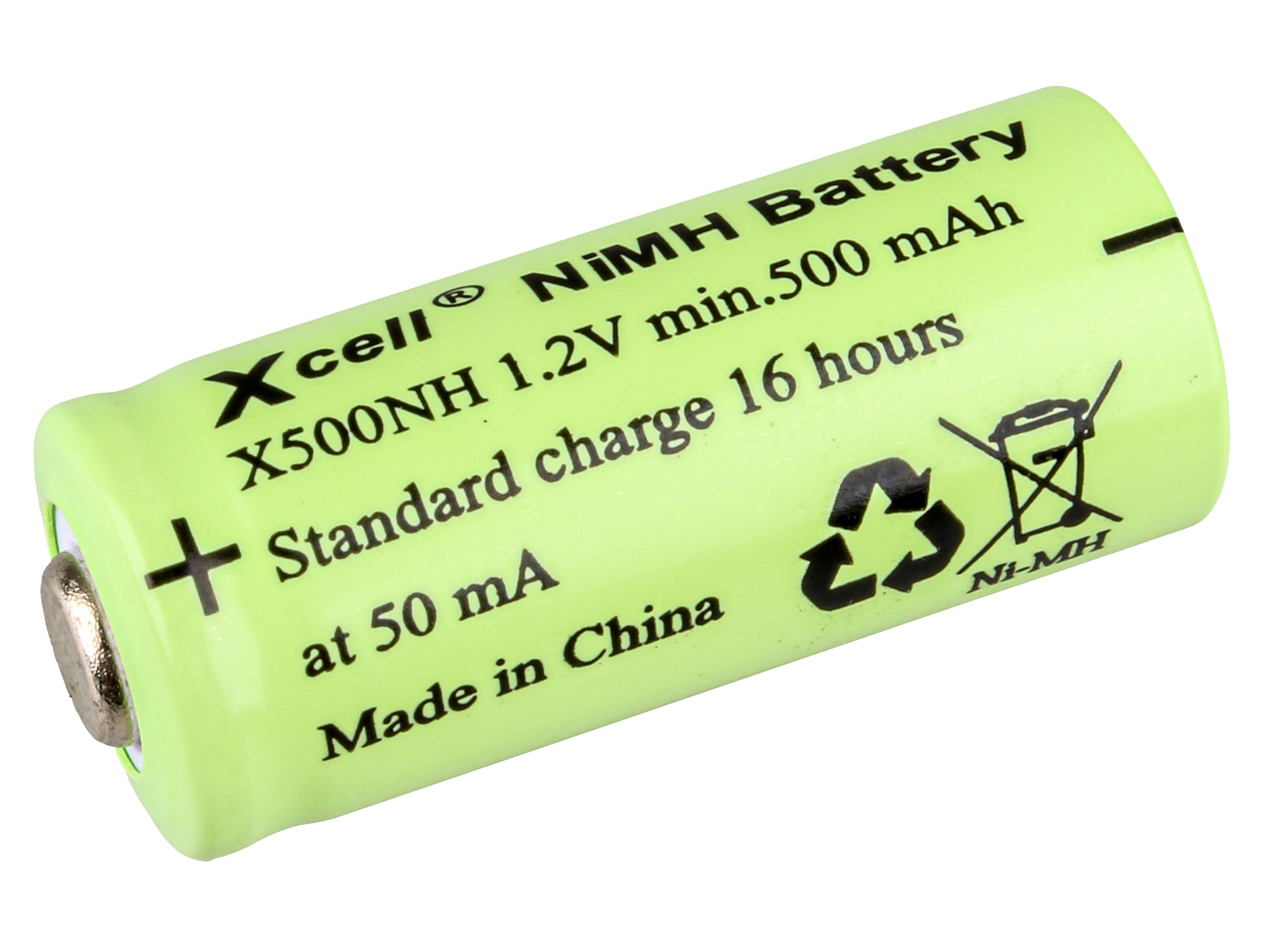 XCELL Ni-MH Akku 135369, N Lady, 1,2 V, 500mAh