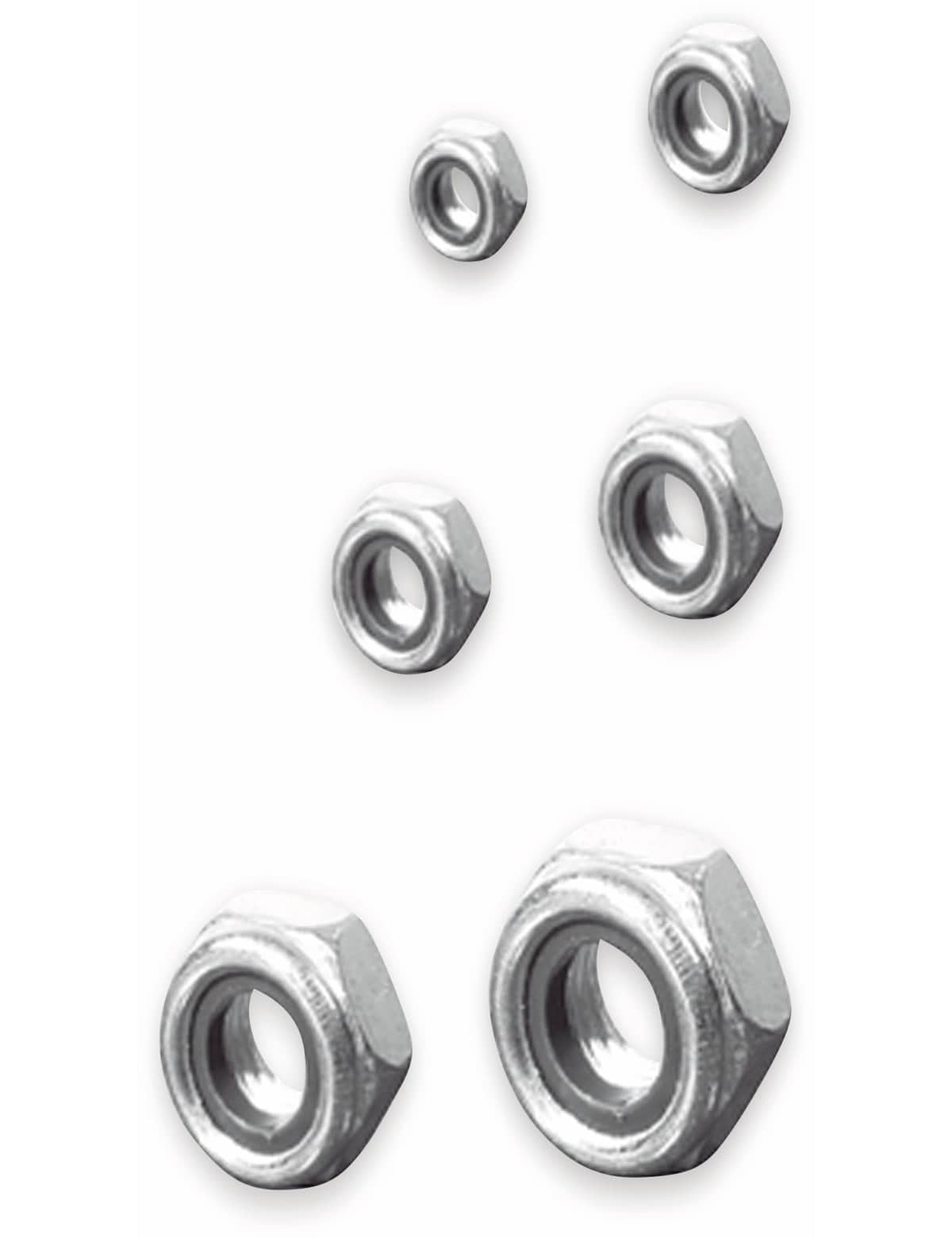 BGS TECHNIC Muttern-Sortiment 88144, selbstsichernd, metrisch M4 - M12, 53-tlg. BGS TECHNIC Muttern-Sortiment 88144, selbstsichernd, metrisch M4 - M12, 53-tlg.