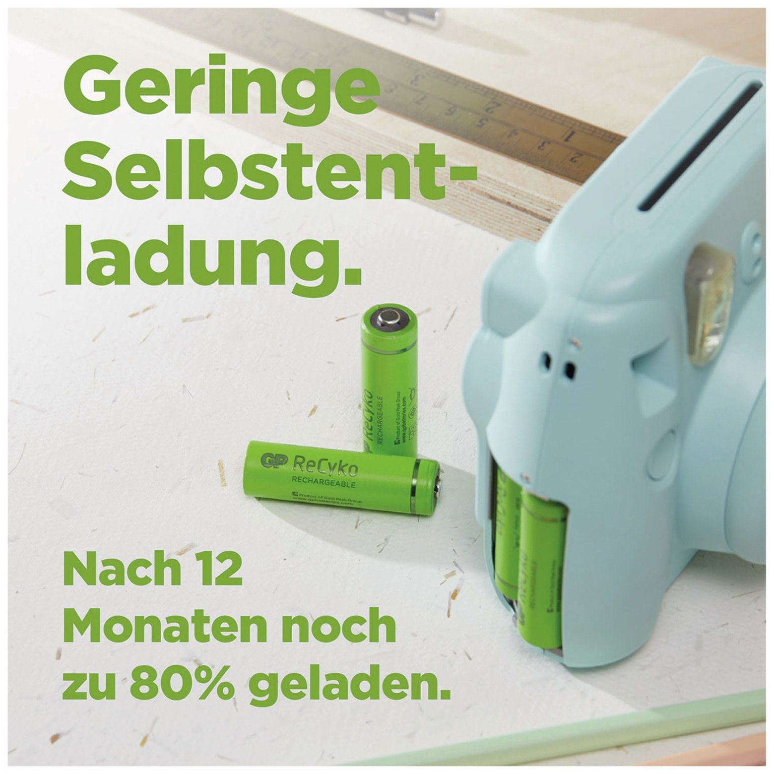 GP NiMH-Mignon-Akku ReCyko+, 2600 mAh, 4 Stück