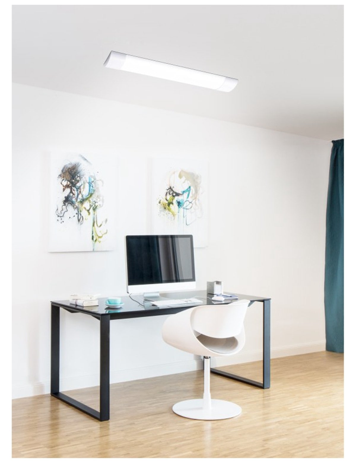 MÜLLER-LICHT LED-Office Deckenleuchte Scala DIM, 26 W, 2700 lm, 4000 K, 613 mm, dimmbar MÜLLER-LICHT LED-Office Deckenleuchte Scala DIM, 26 W, 2700 lm, 4000 K, 613 mm, dimmbar