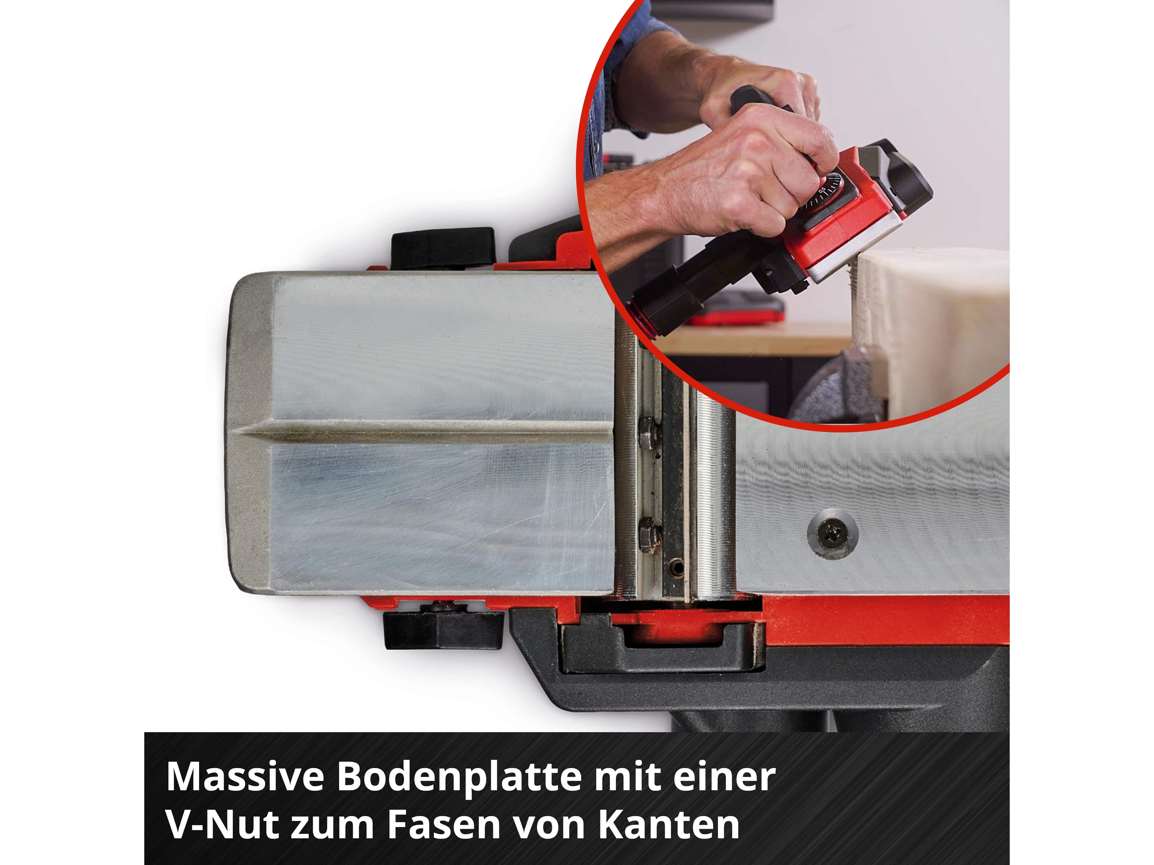 EINHELL Akku-Hobel TE-PL 18/82 Li Solo