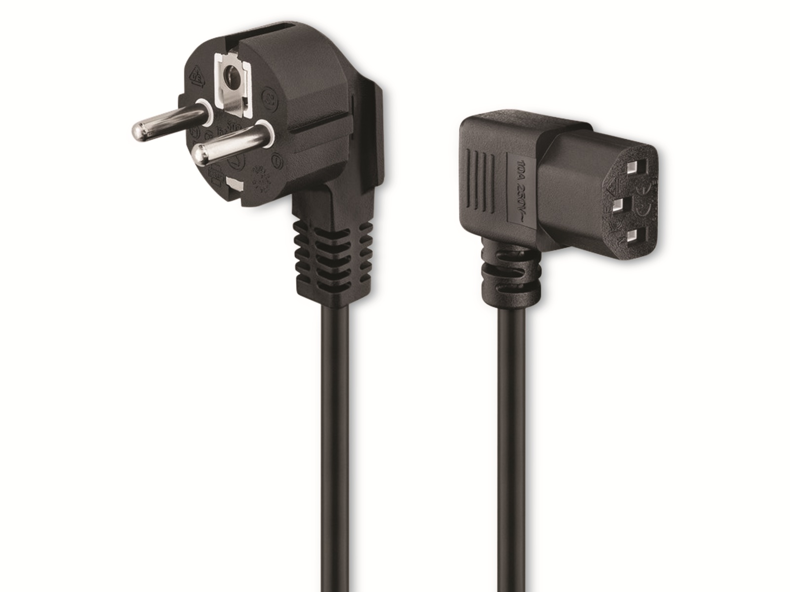 GOOBAY Kaltgerätekabel NK 102 S-150, 1,5 m, schwarz
