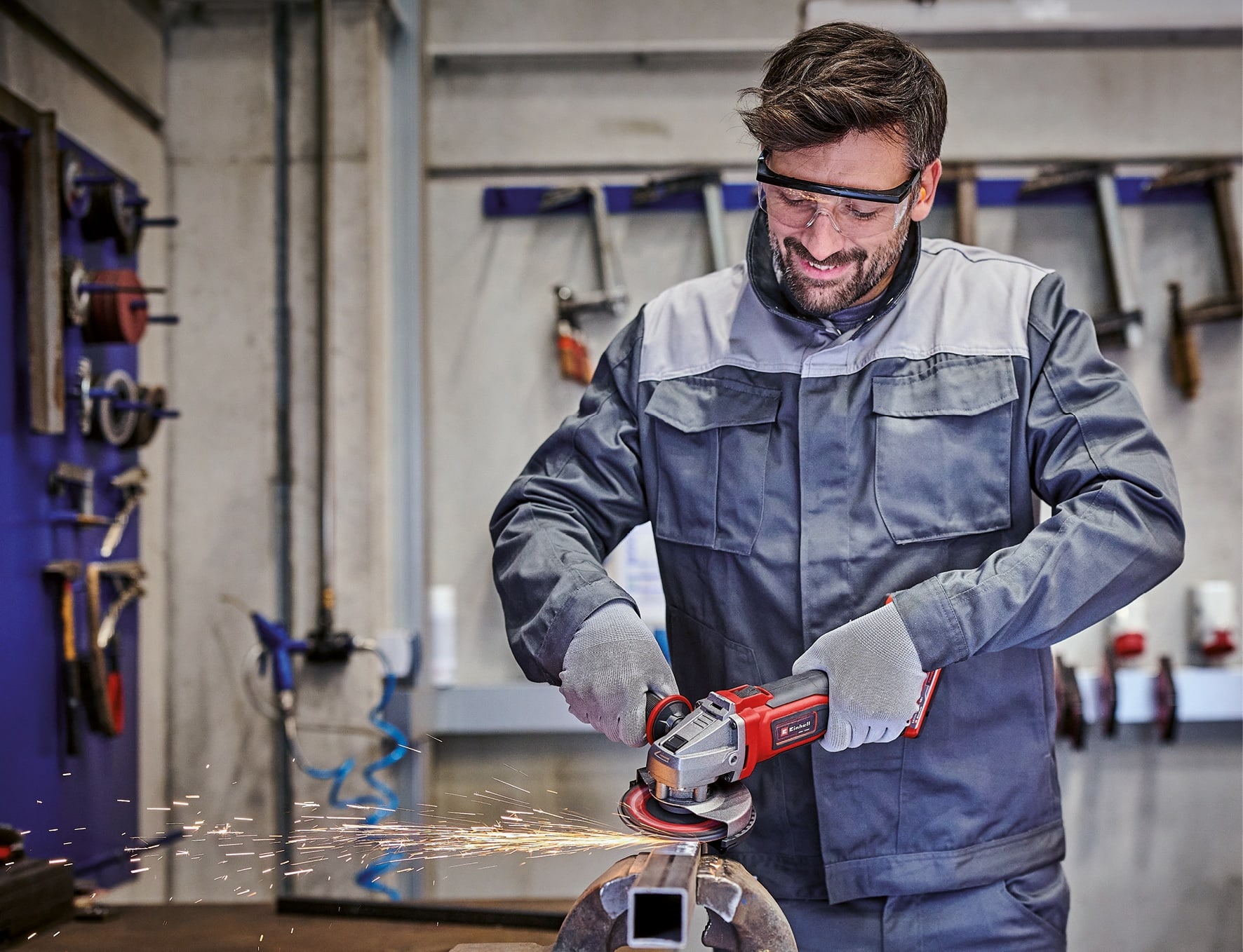 EINHELL Akku-Winkelschleifer TE-AG 18/ 115-2 Li-Solo