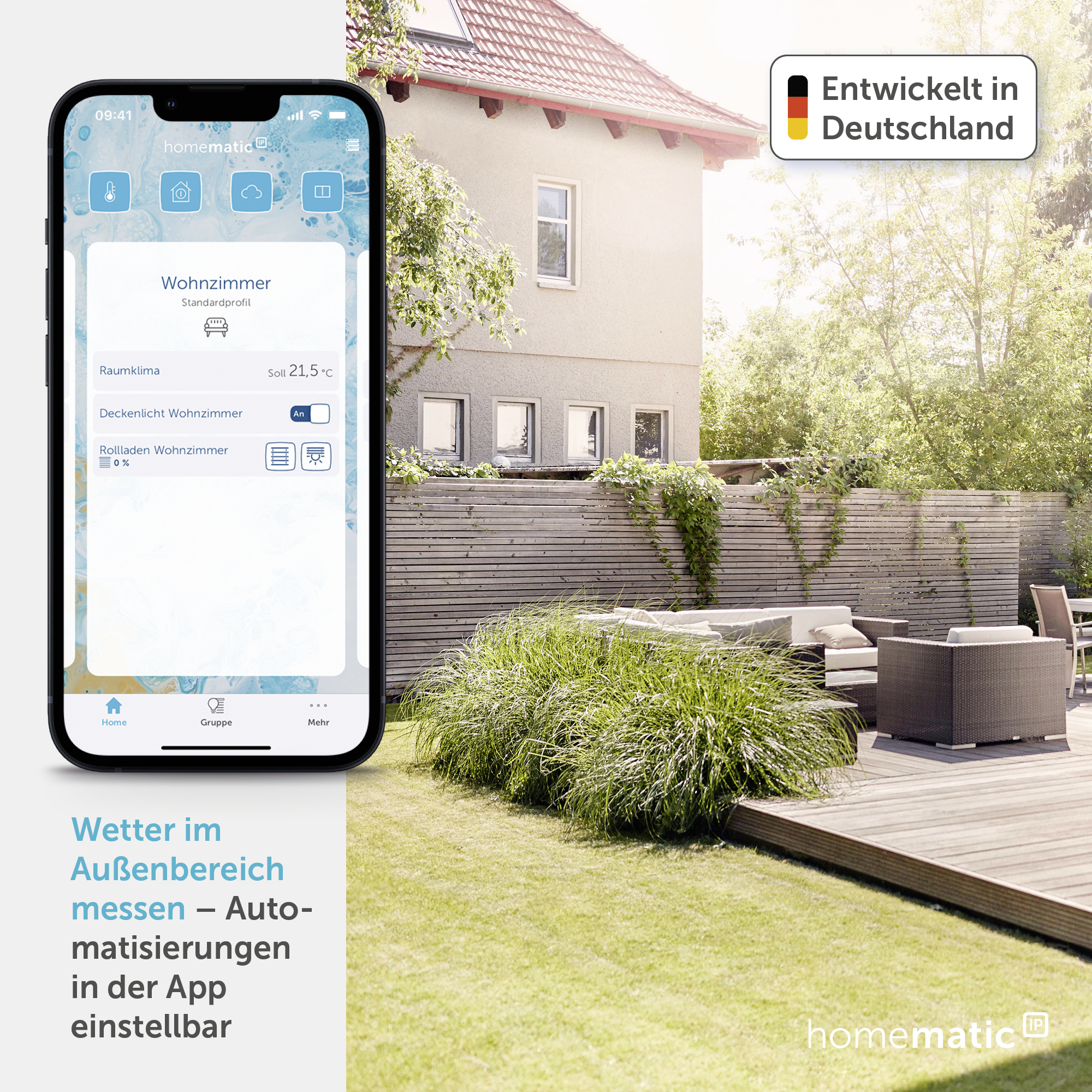HOMEMATIC IP Smart Home 152057A0, Wettersensor Plus