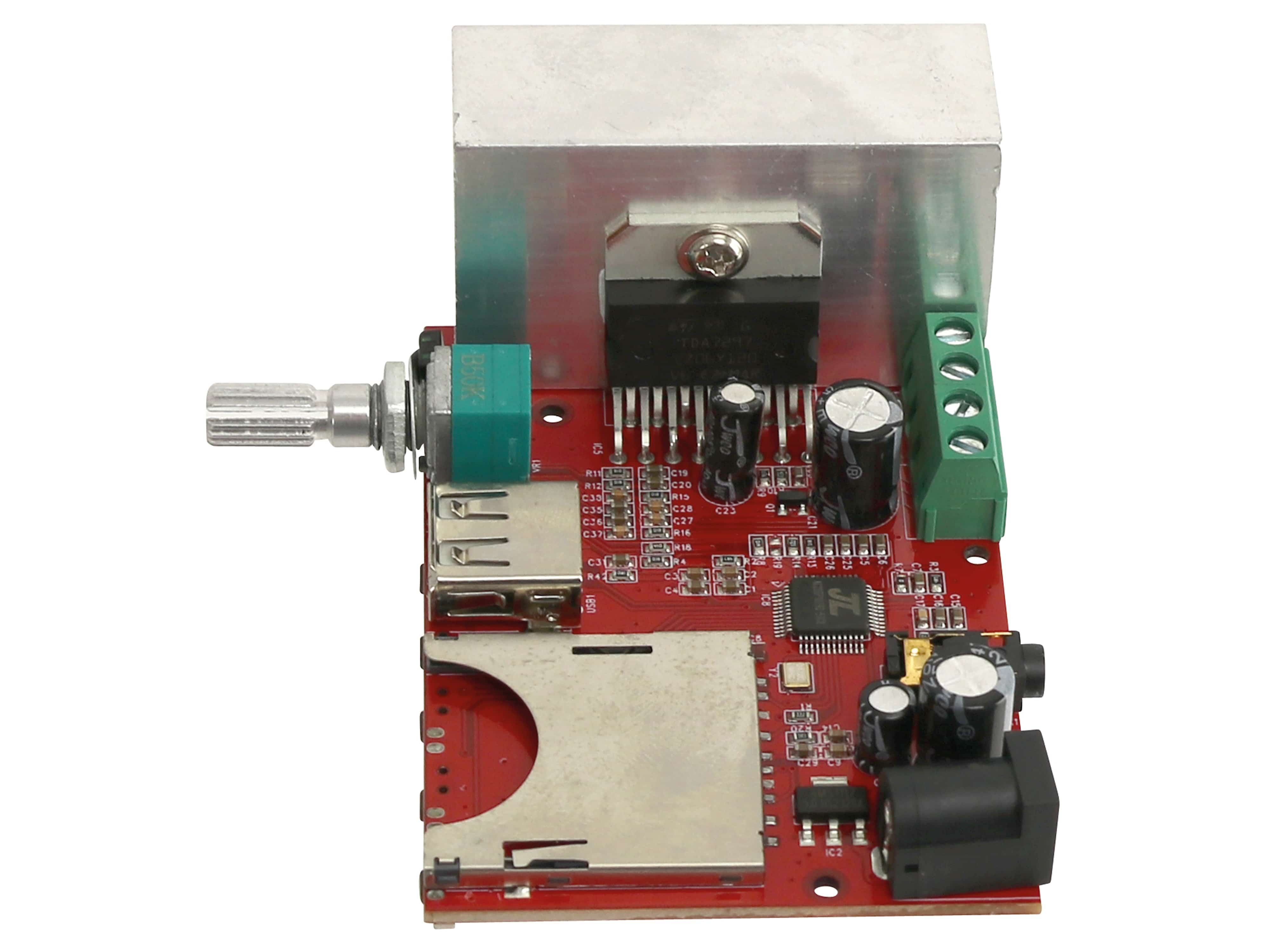 DAYPOWER Stereo-Verstärkermodul mit MP3-Wiedergabe VM-MP3-2x15 DAYPOWER Stereo-Verstärkermodul mit MP3-Wiedergabe VM-MP3-2x15