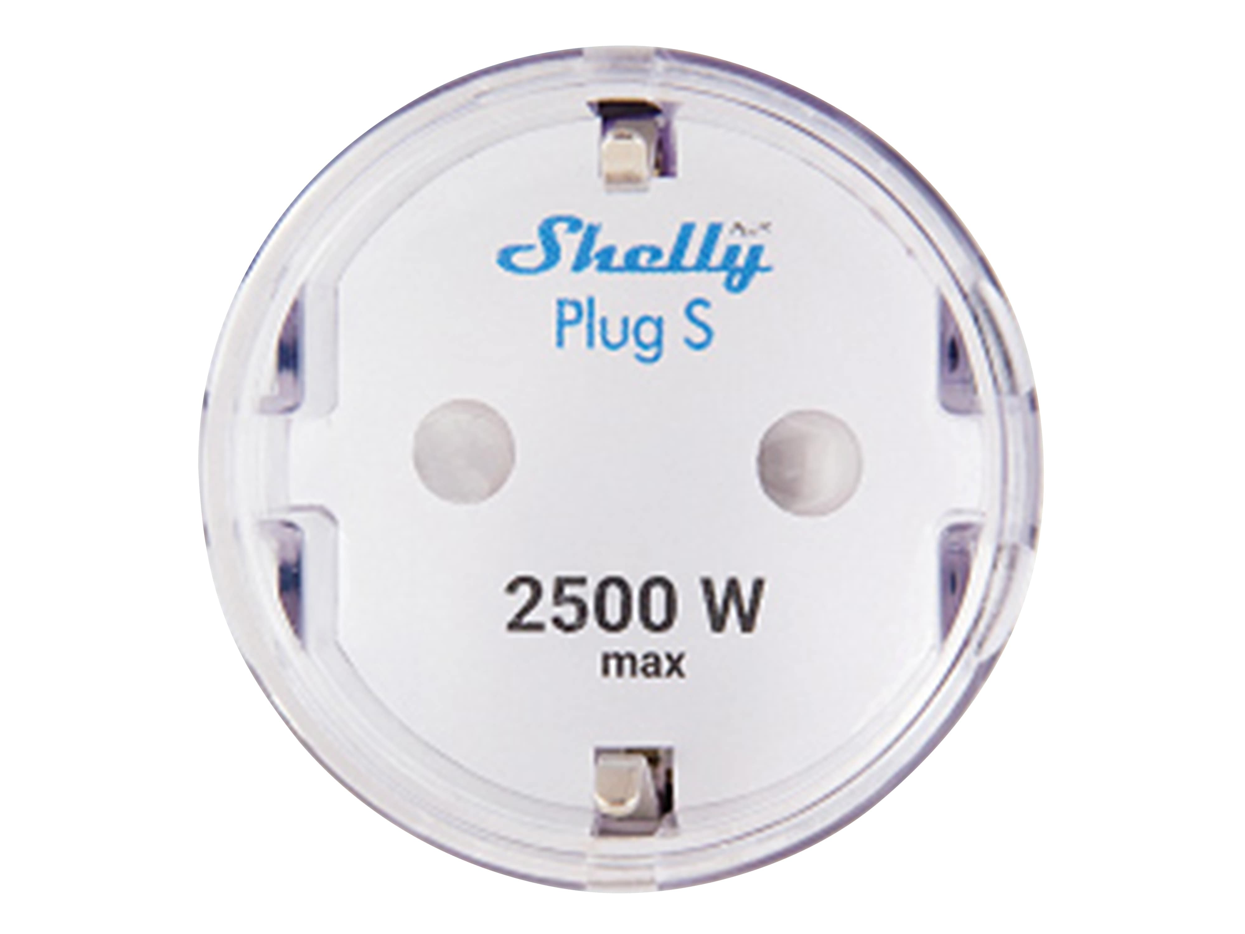 SHELLY WLAN-Steckdose Plus Plug S, 12 A, Messfunktion, weiß, 5 Stück SHELLY WLAN-Steckdose Plus Plug S, 12 A, Messfunktion, weiß, 5 Stück