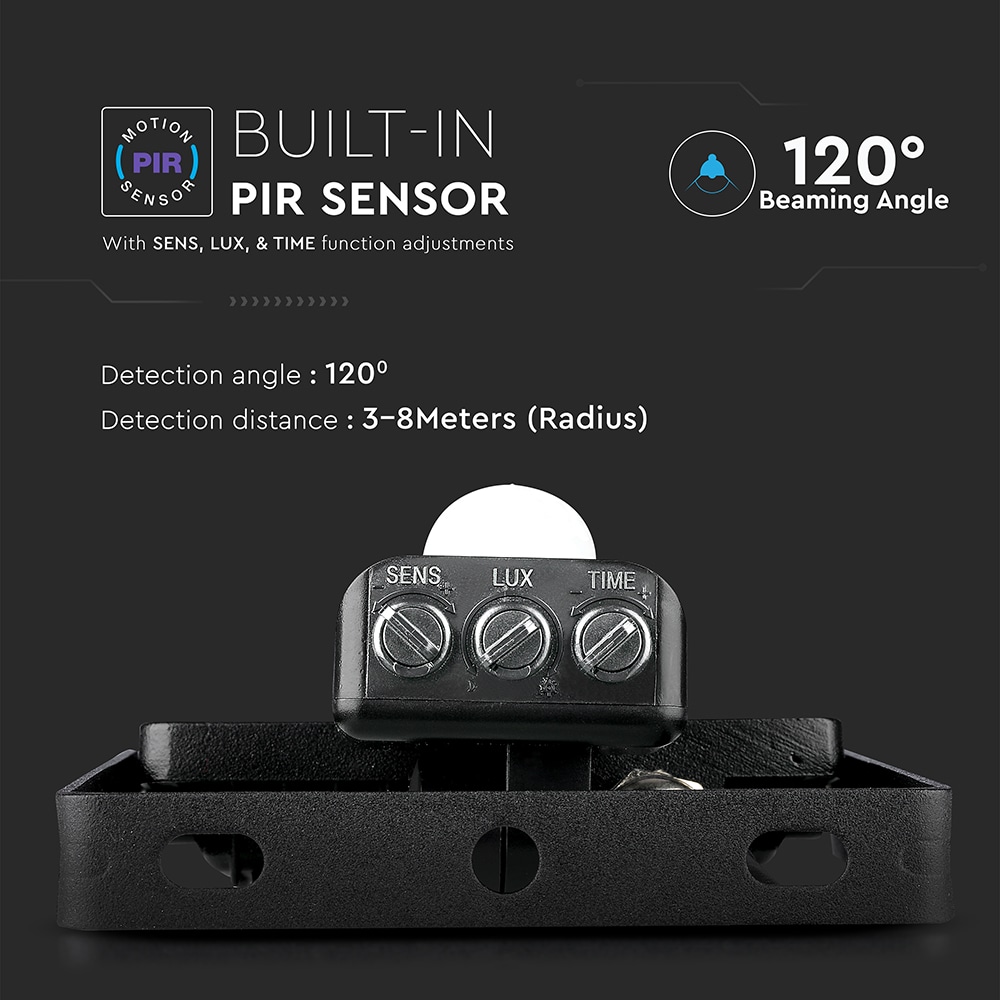 LED-Fluter V-TAC, VT-4929-FC, EEK: E, 30 W, 3600 lm, 4000 K, IP65, neutralweiß