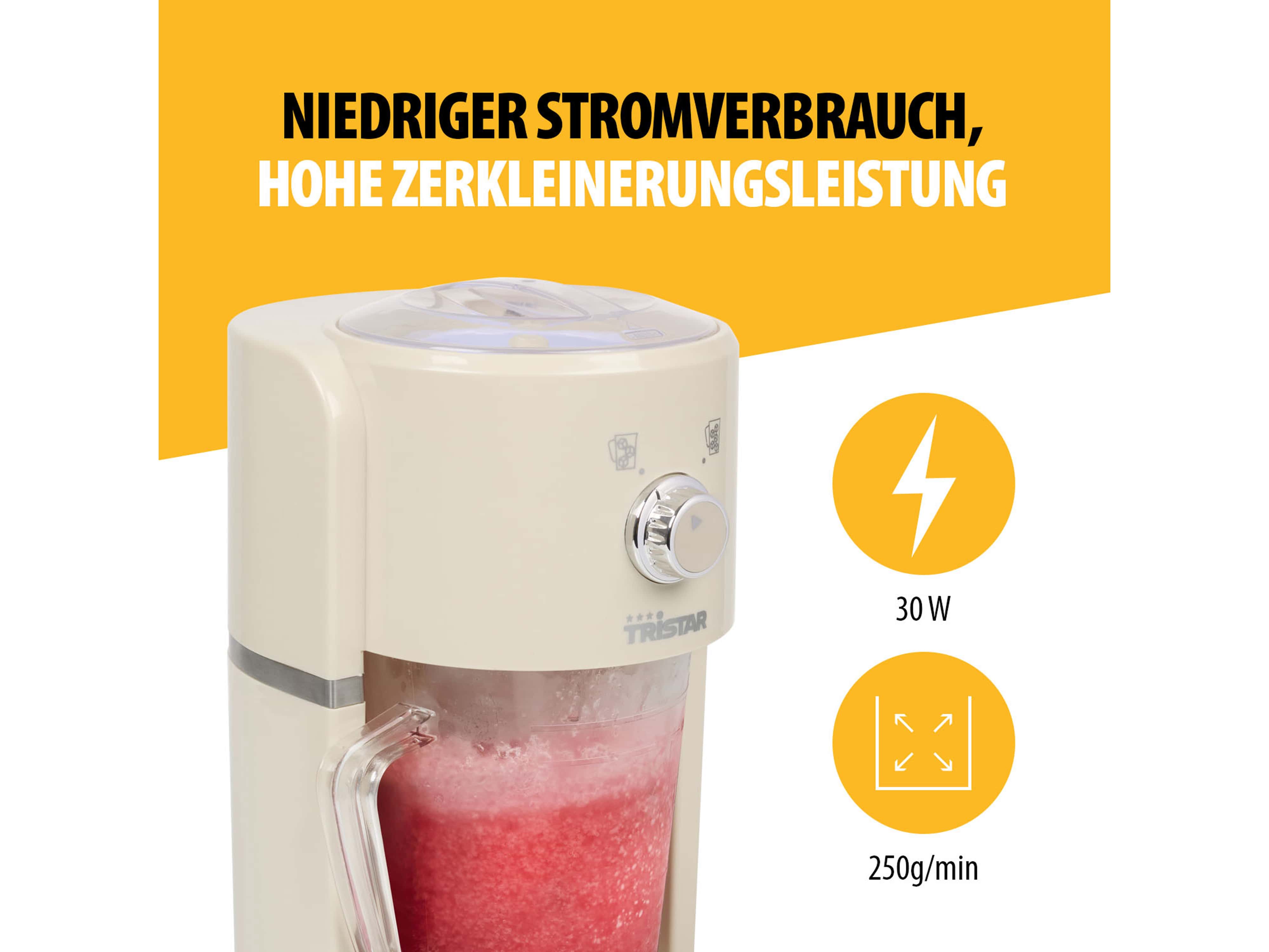 TRISTAR Slush-Eismaschine KD-7310, Slushy Maker, leistungsstarker 30W-Motor