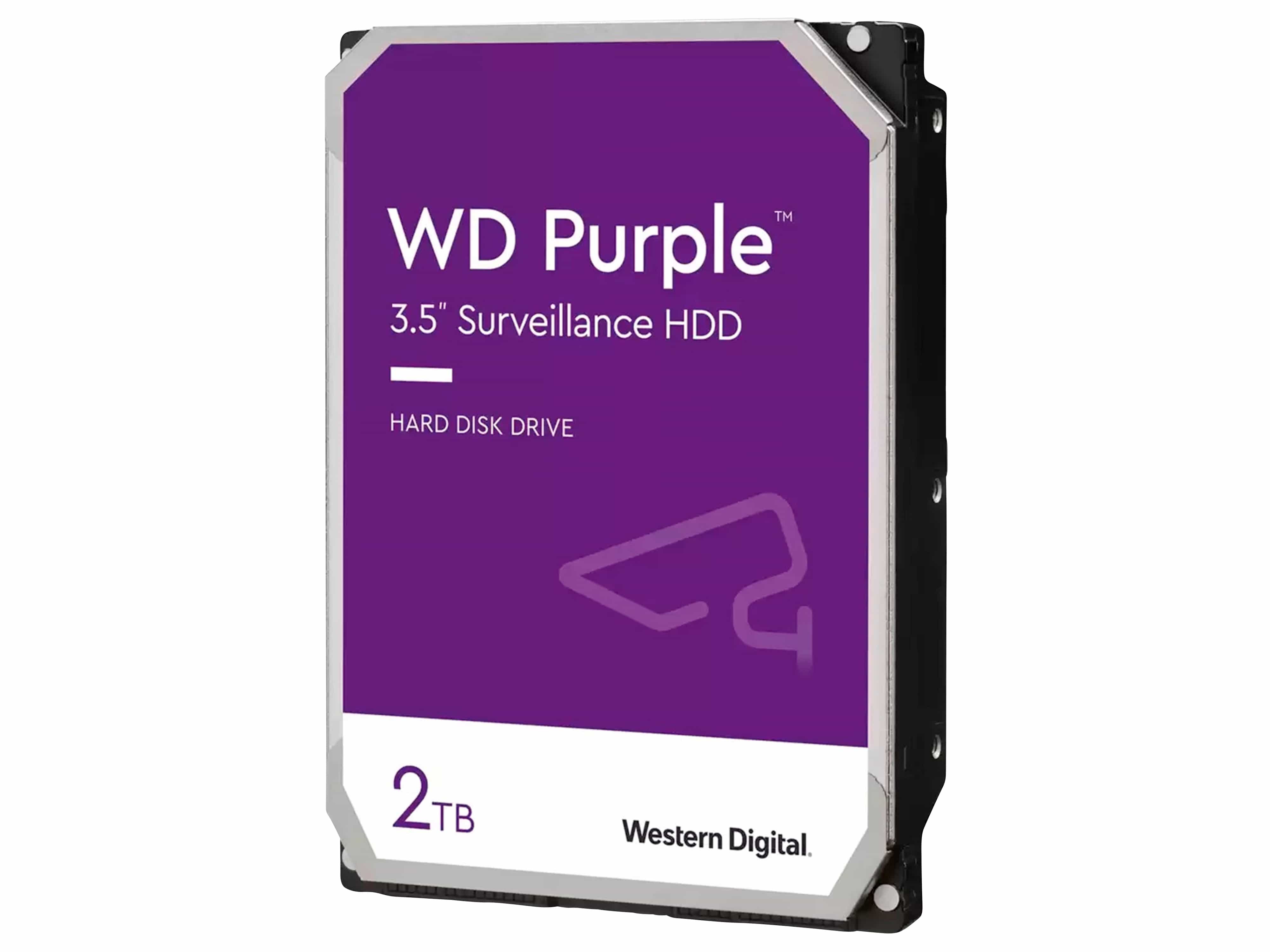 WESTERN DIGITAL HDD Purple WD23PURZ 2TB, 8,9 cm (3.5") WESTERN DIGITAL HDD Purple WD23PURZ 2TB, 8,9 cm (3.5")
