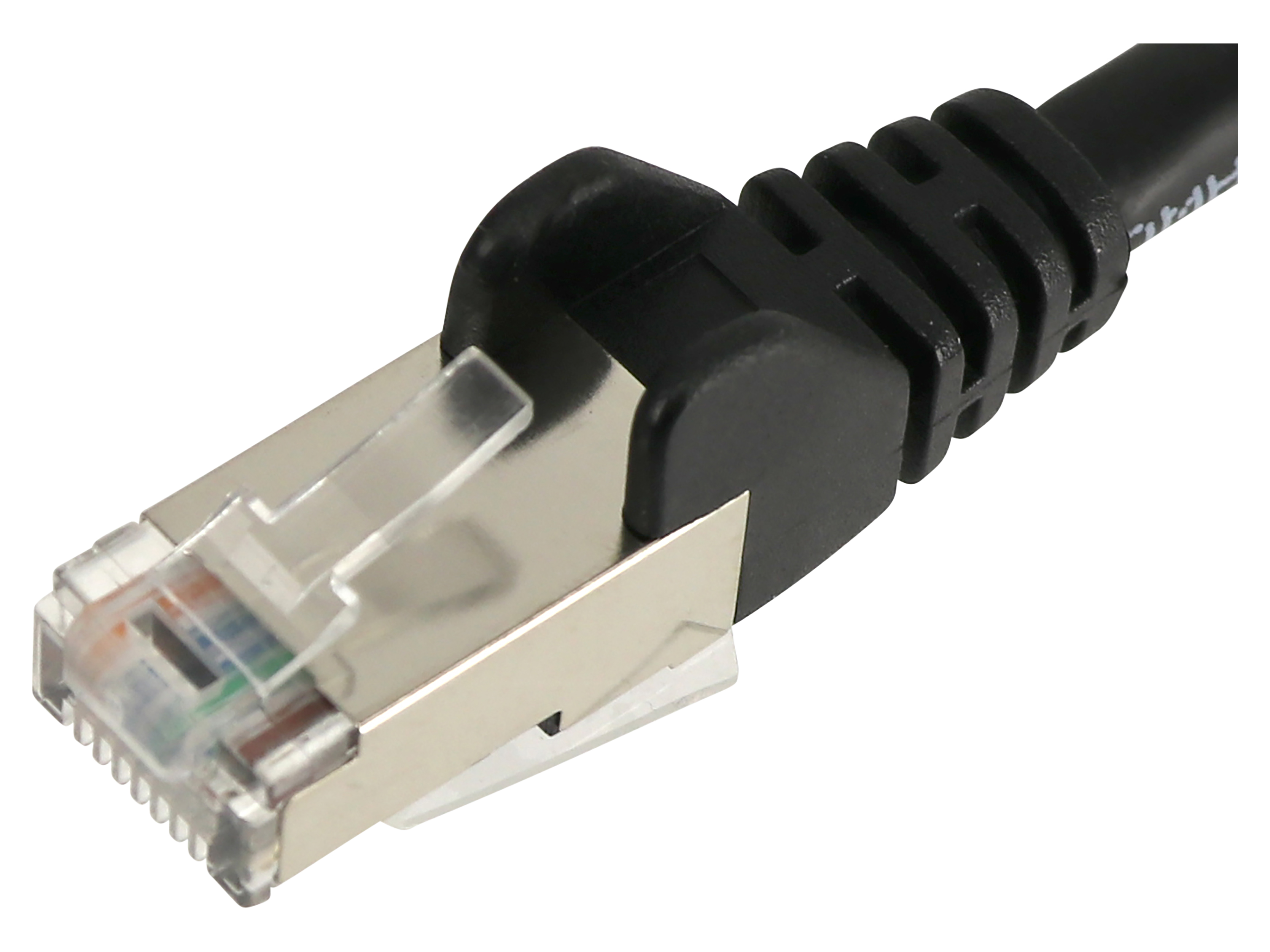 CAT.5E Patchkabel, 0,25 m, schwarz, UTP