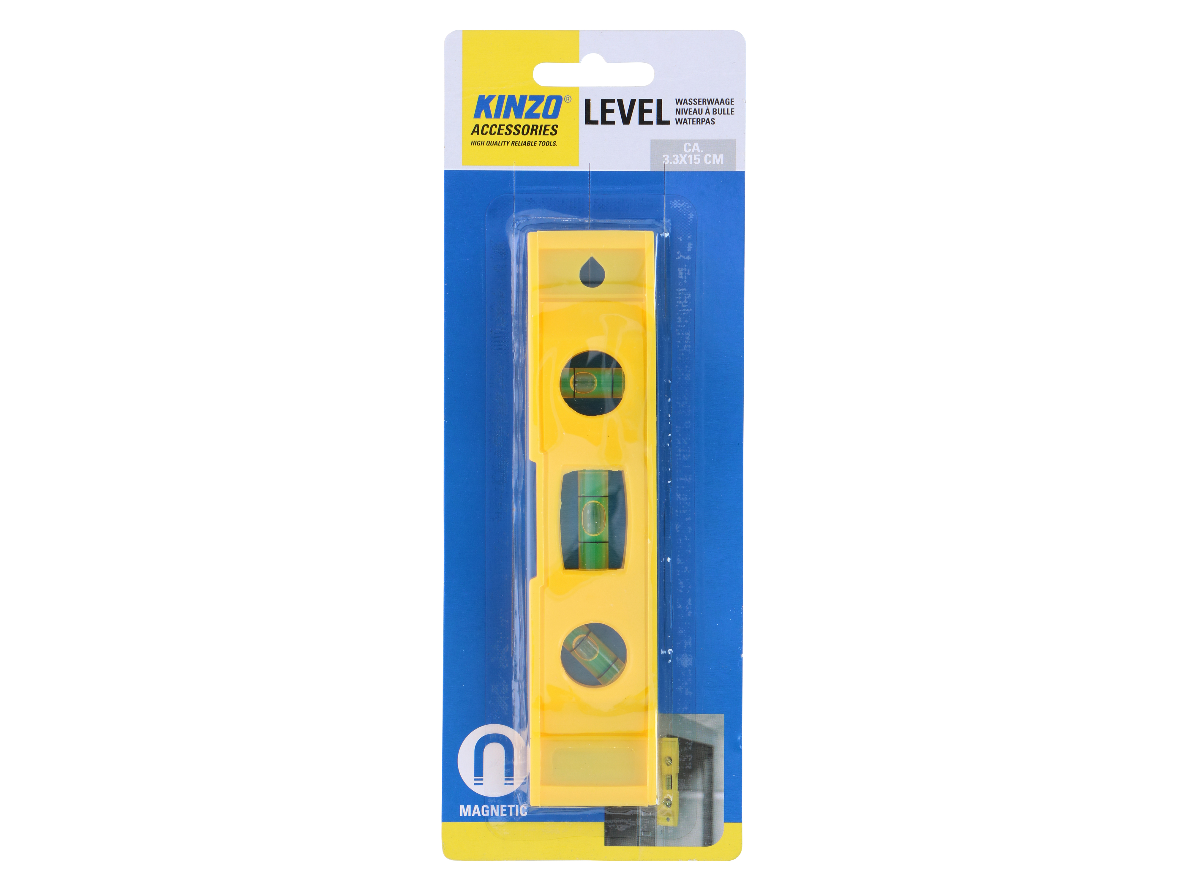 KINZO Mini Wasserwaage, 150 mm KINZO Mini Wasserwaage, 150 mm
