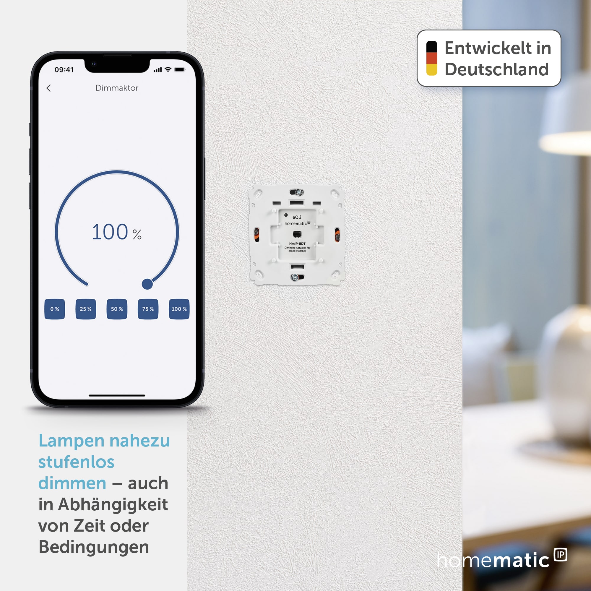 HOMEMATIC IP Smart Home 143166A0 Dimmaktor