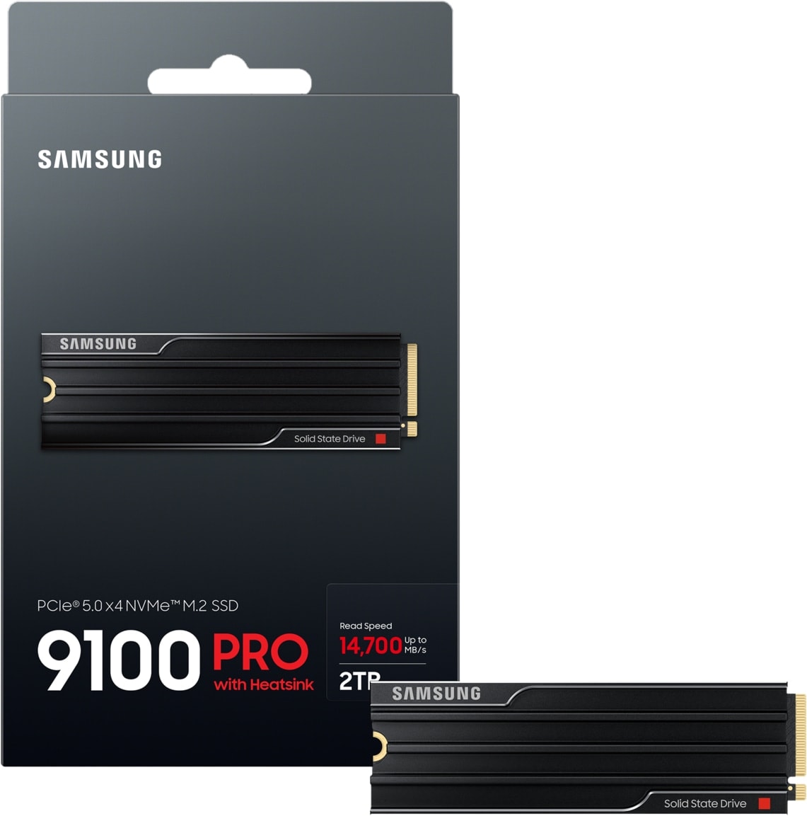 SAMSUNG M.2 SSD 9100 Pro 2TB Heatsink