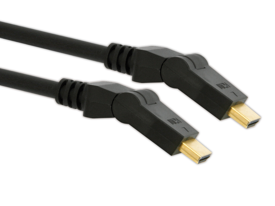 S-IMPULS HDMI-Kabel, HIGH SPEED with ETHERNET, 2x 180°, 1 m, schwarz S-IMPULS HDMI-Kabel, HIGH SPEED with ETHERNET, 2x 180°, 1 m, schwarz