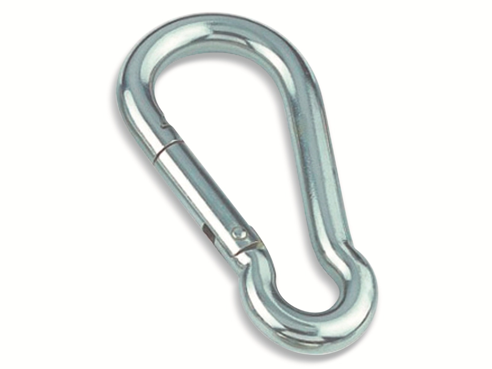 MARINETECH Karabinerhaken, Edelstahl A4, 10x100 mm, 2 Stück