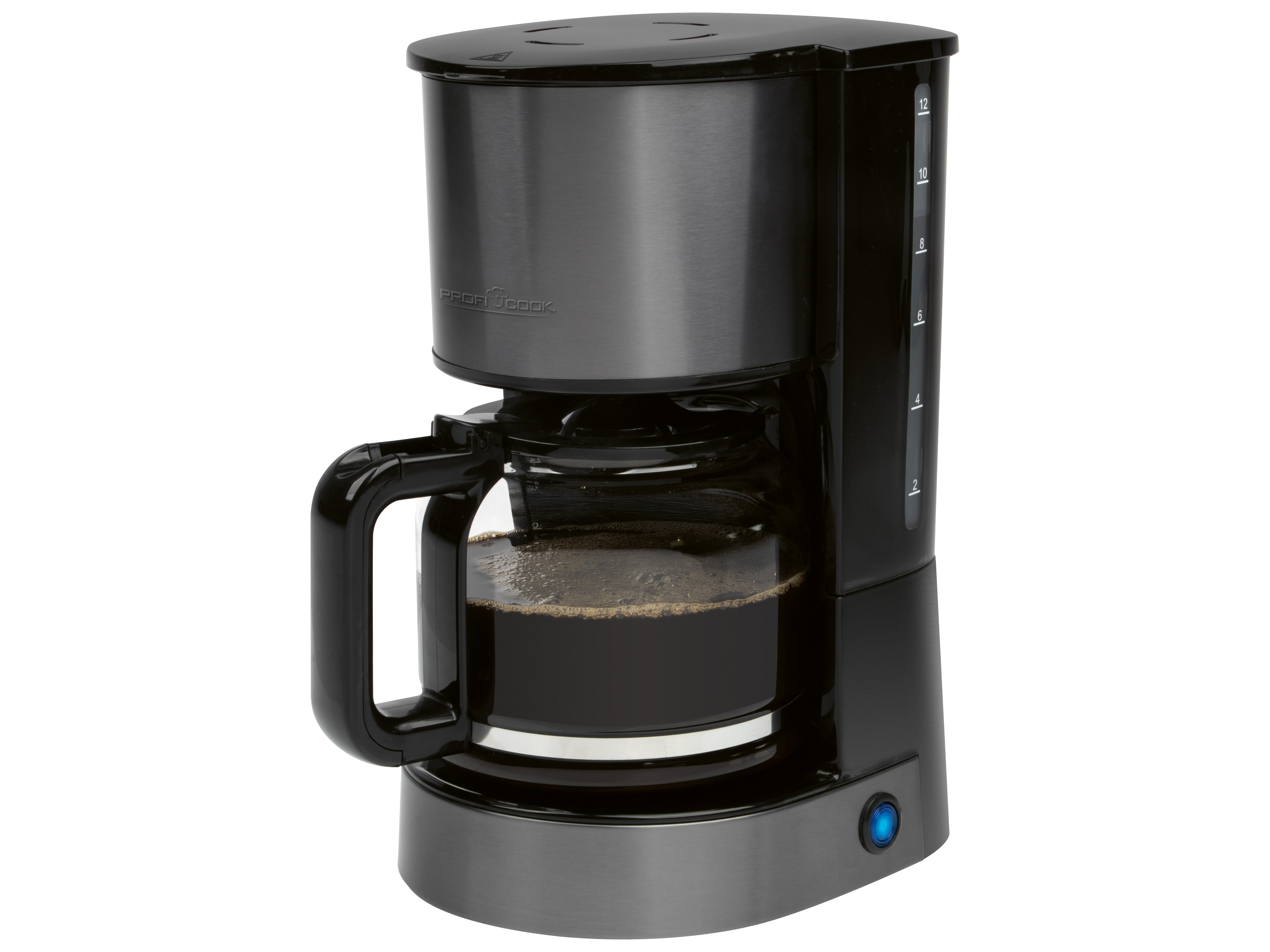 PROFICOOK Kaffeemaschine PC-KA 1330, 1,5L, 12-14 Tassen, Edelstahlfront, 800W