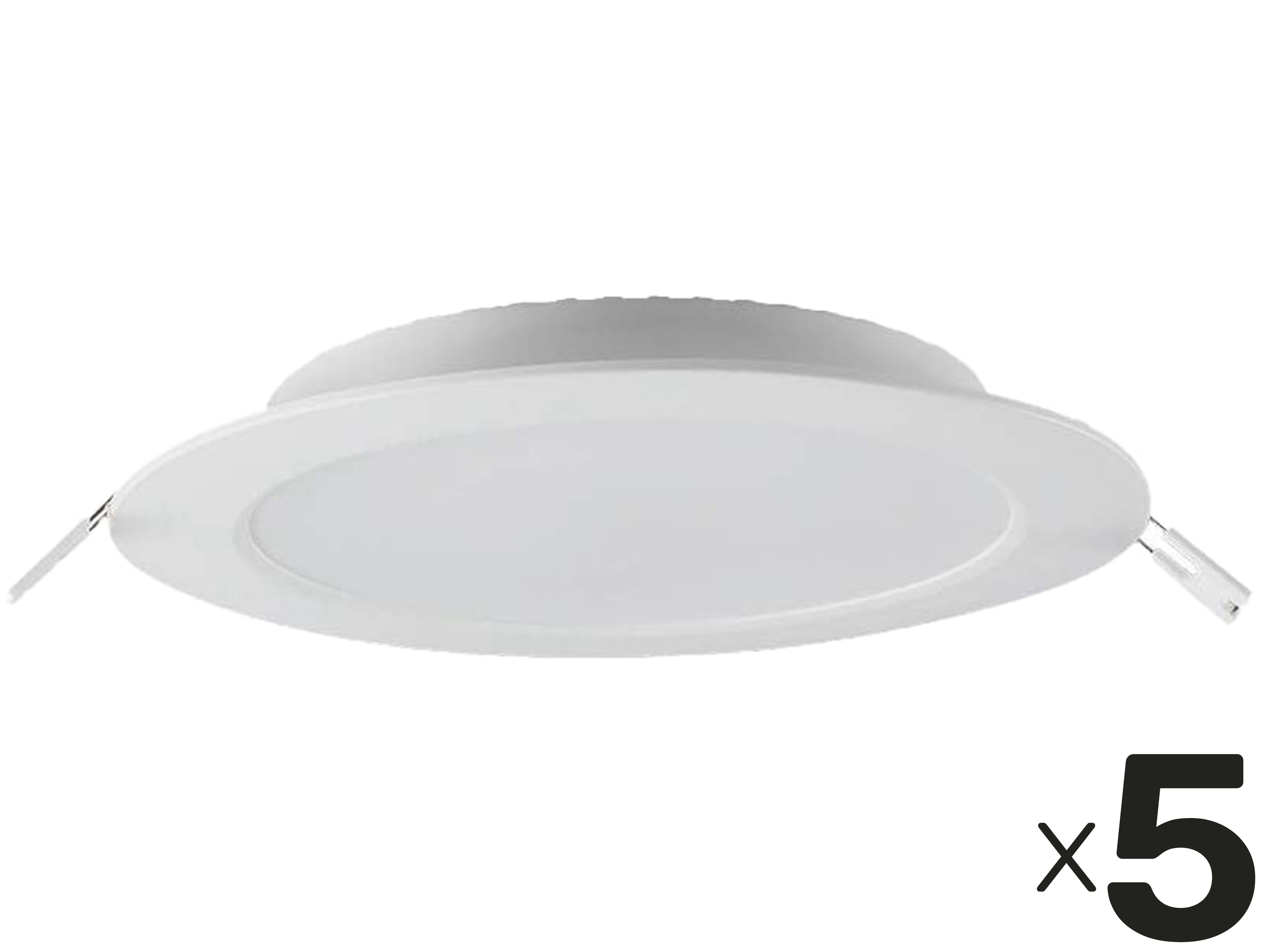 V-TAC LED-Einbauleuchte VT-61024, EEK: E, 24 W, 2640 lm, 4000 K, 3 Stück V-TAC LED-Einbauleuchte VT-61024, EEK: E, 24 W, 2640 lm, 4000 K, 3 Stück