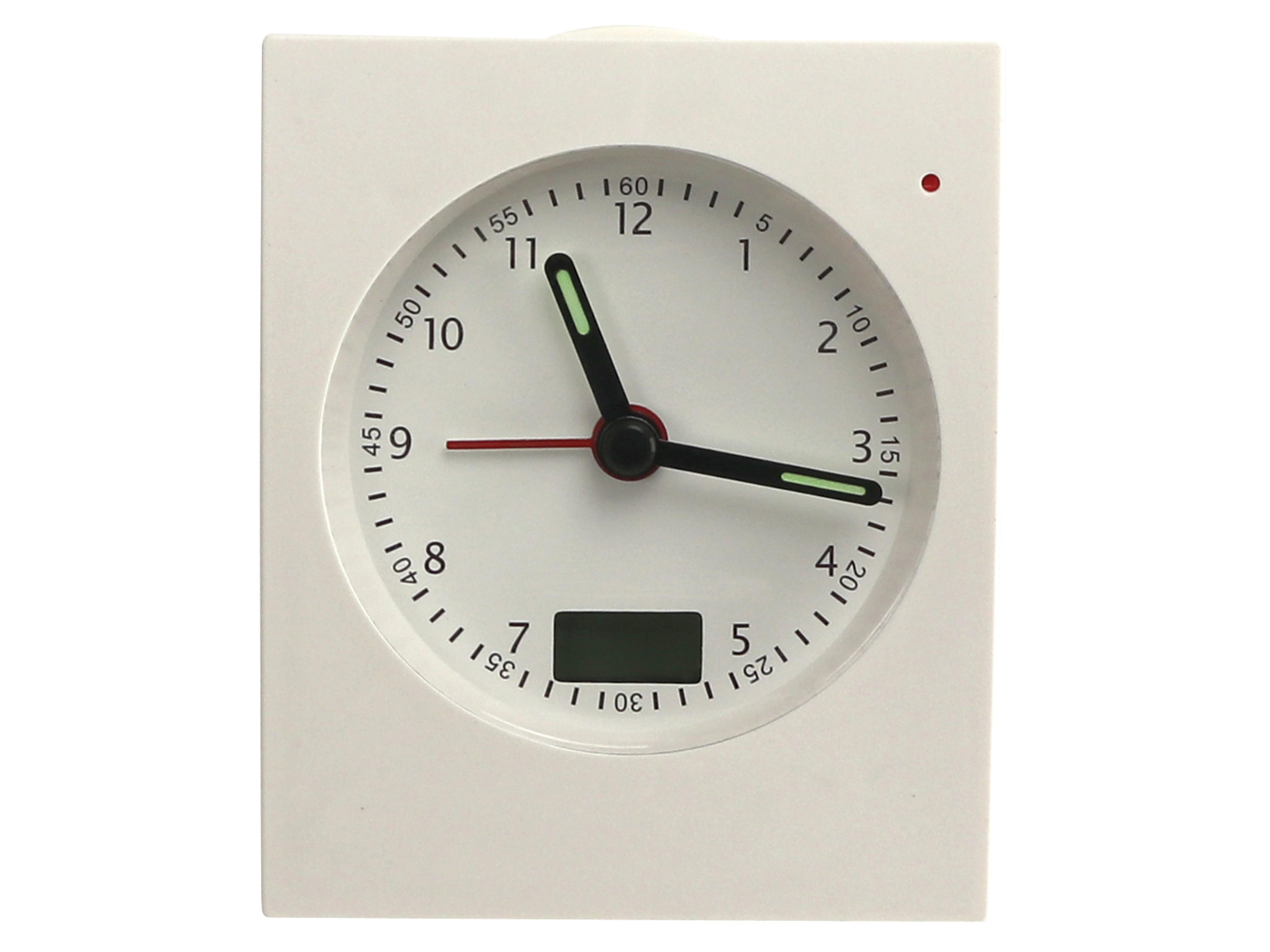Funkwecker, analog, 784-02-2020-04, weiß, B-Ware