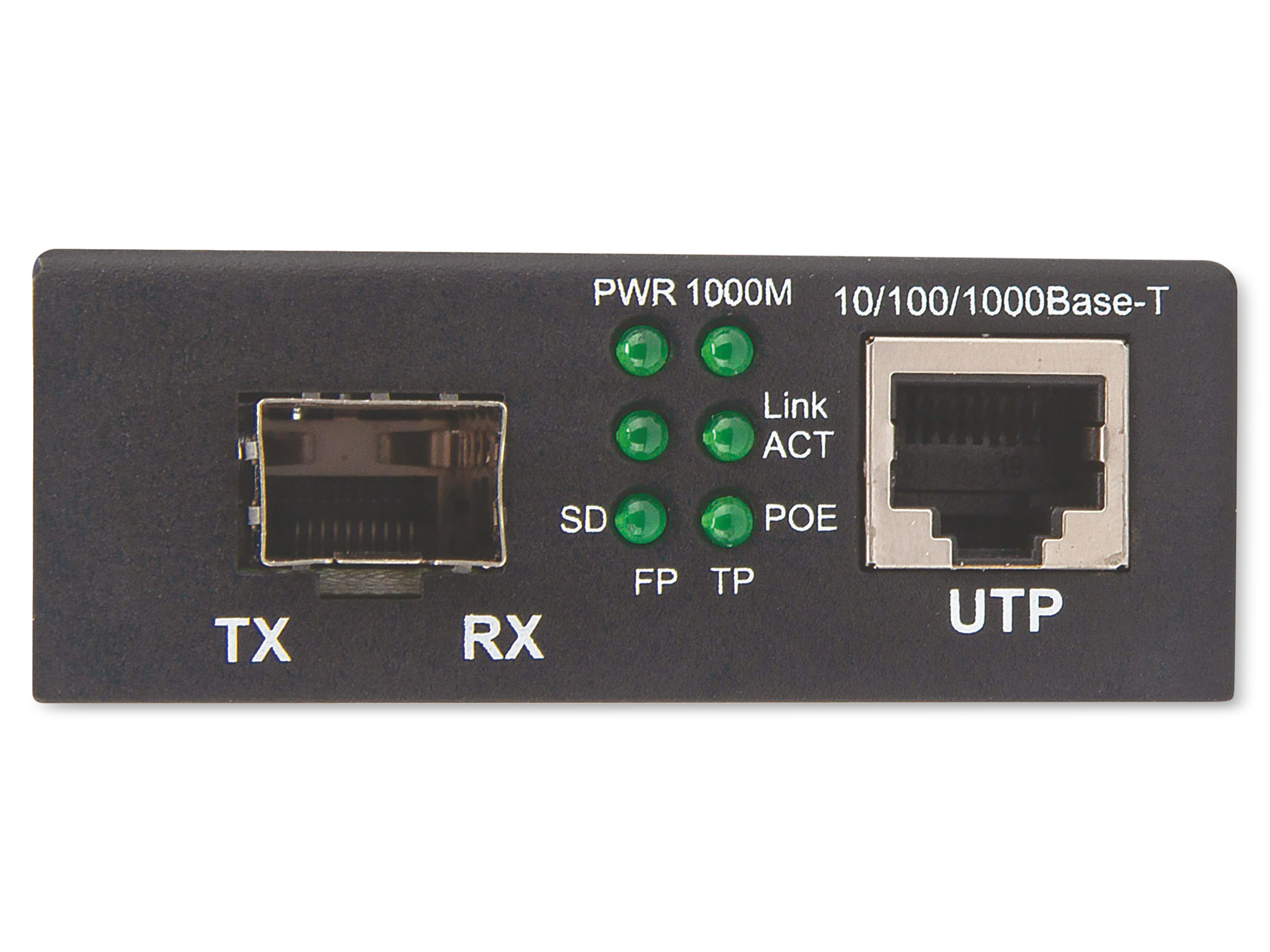 INTELLINET Medienkonverter PoE+ Gigabit