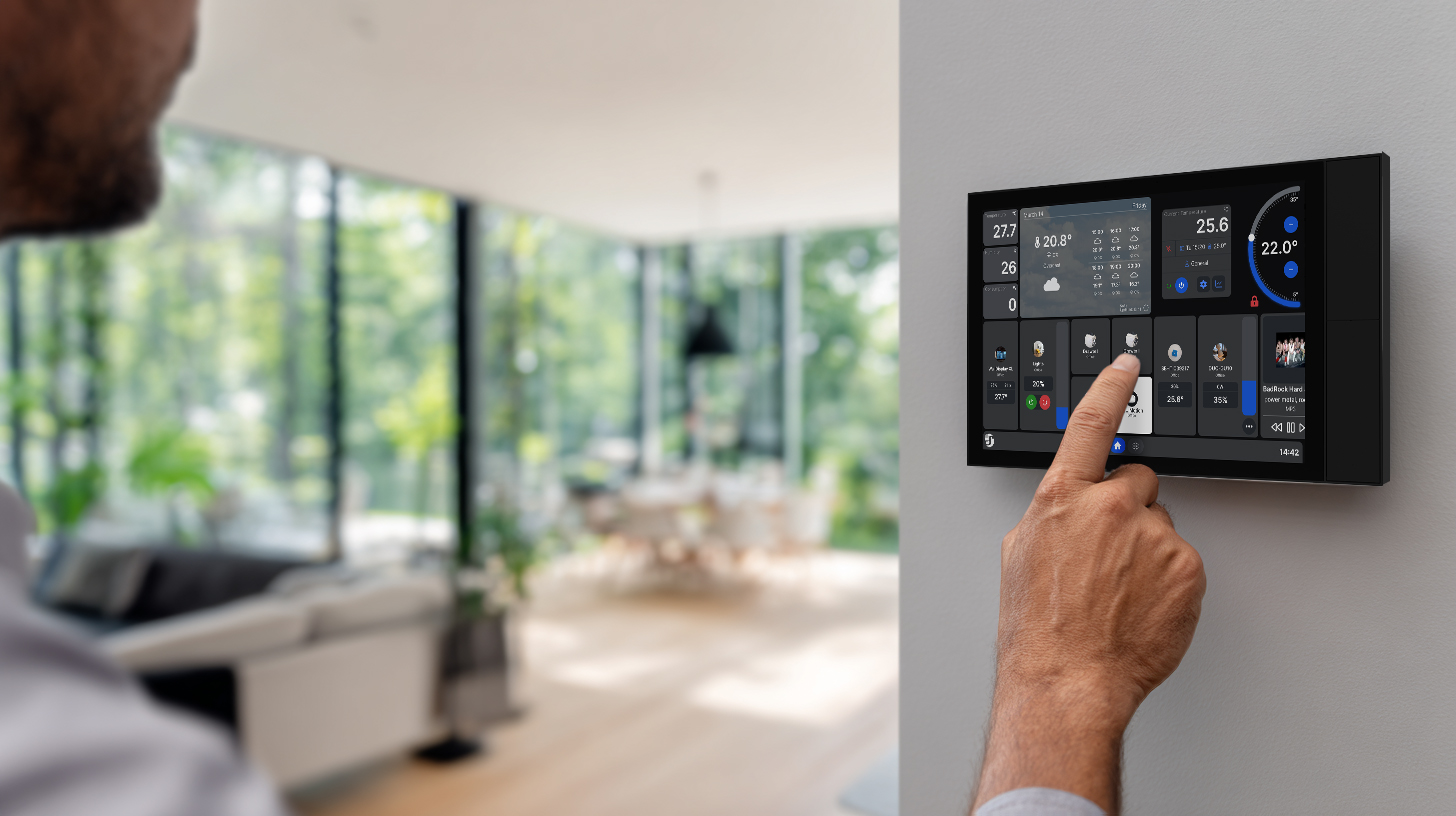 SHELLY Wand Display XL, 25,7 cm (10,1"), Touchscreen, WiFi, Bluetooth, 5A Relais, schwarz