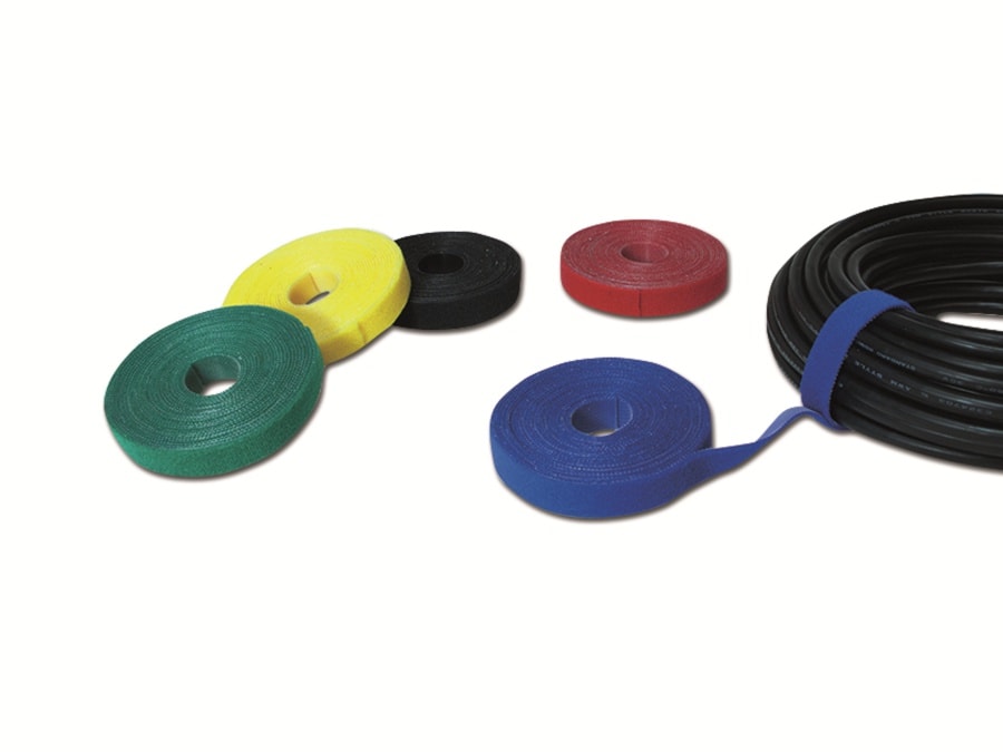 LOGILINK Klett-Kabelbinder KAB0052, 4000x16mm, rot