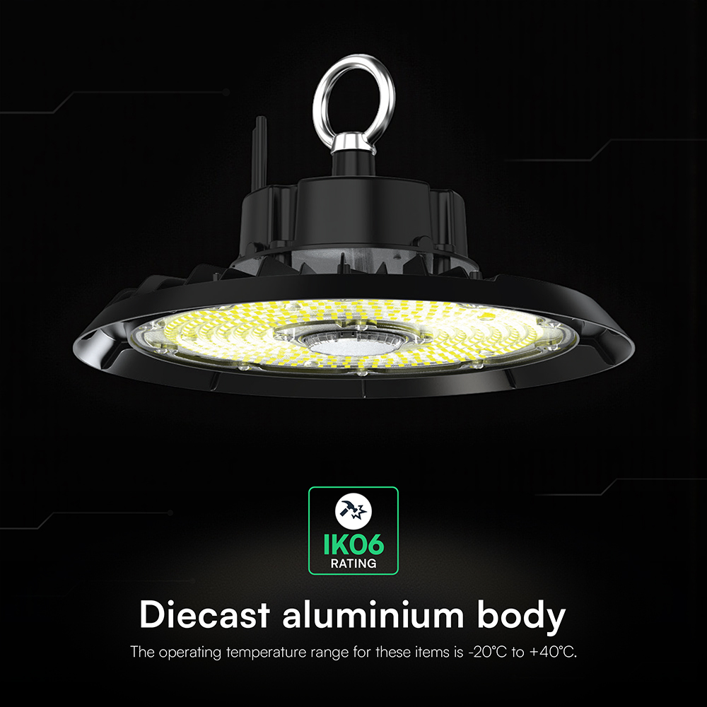 V-TAC LED-Hallenstrahler VT-240766, EEK: D, 150W, 23250lm, 6500K, 90°, IP65 V-TAC LED-Hallenstrahler VT-240766, EEK: D, 150W, 23250lm, 6500K, 90°, IP65