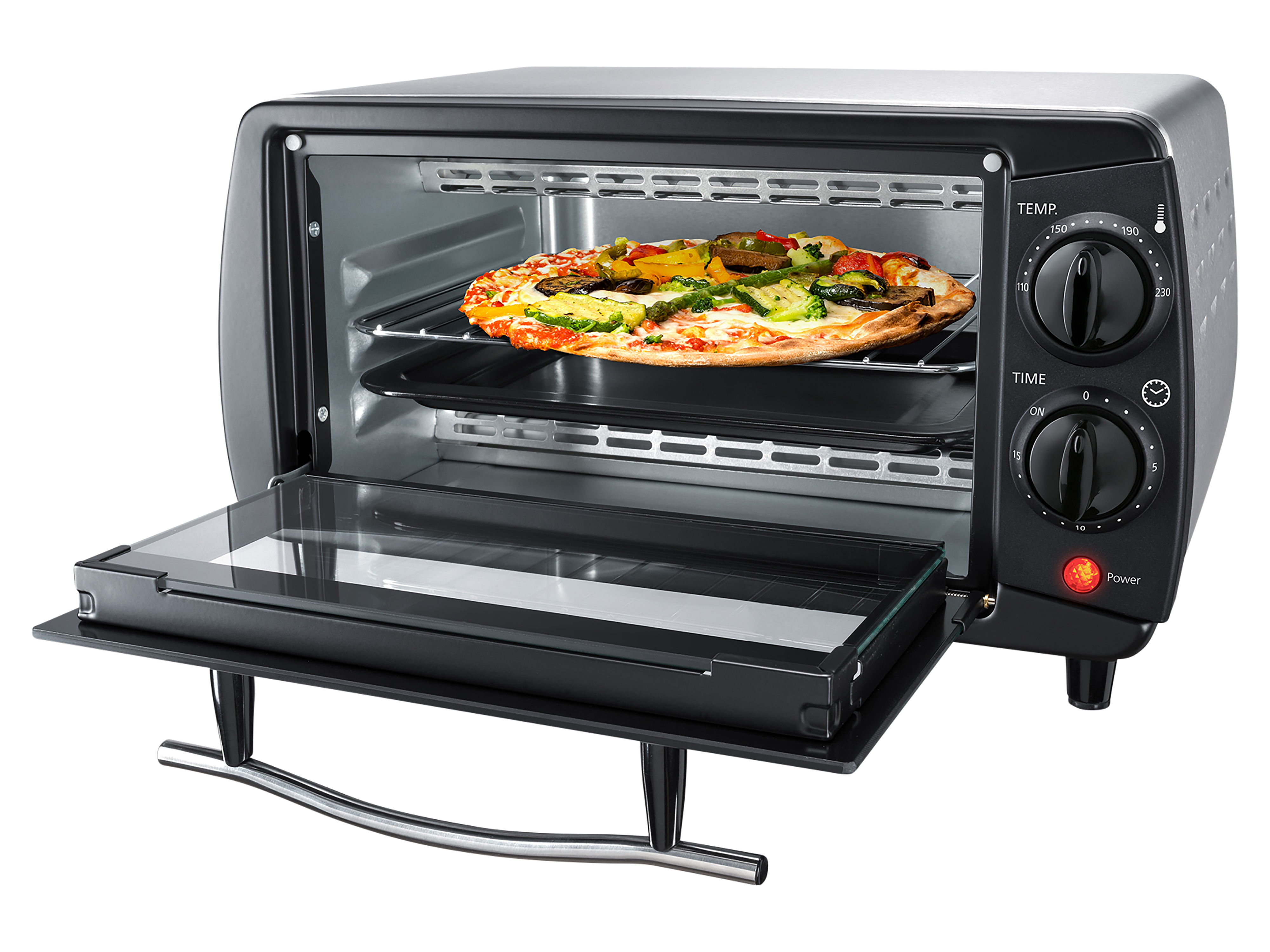 STEBA Mini-Backofen KB 9.2, 9 Liter, mit Backblech, 2 Ebenen, 800W
