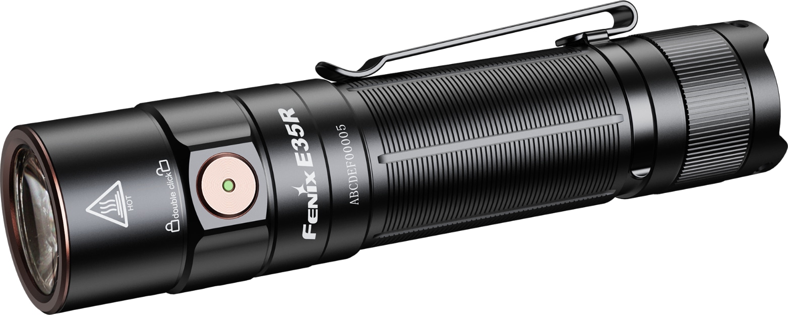 FENIX LED-Taschenlampe E35R, Akkubetrieb, schwarz FENIX LED-Taschenlampe E35R, Akkubetrieb, schwarz