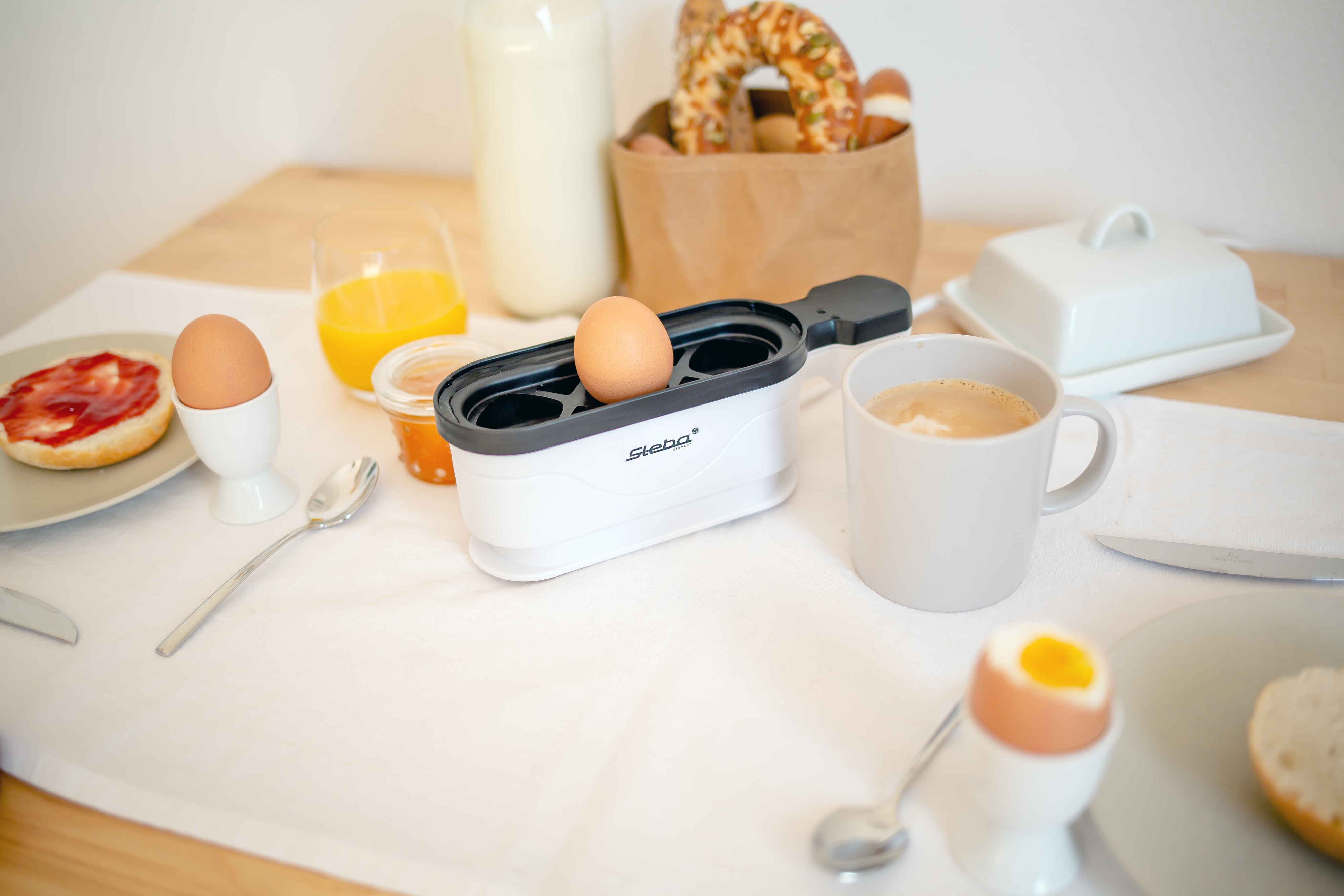 STEBA Eierkocher EK 4 für 3 Eier, 350W