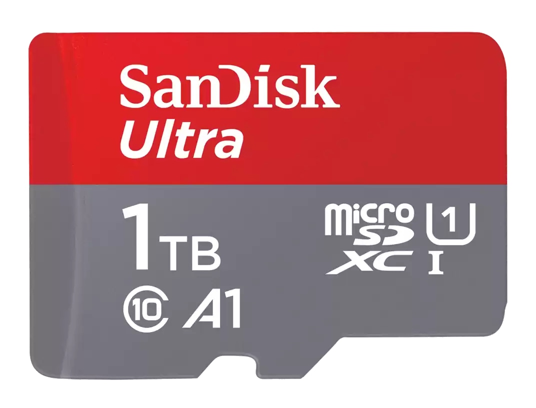 SANDISK MicroSDXC-Speicherkarte Ultra A1 1TB inkl. SD-Adapter SANDISK MicroSDXC-Speicherkarte Ultra A1 1TB inkl. SD-Adapter