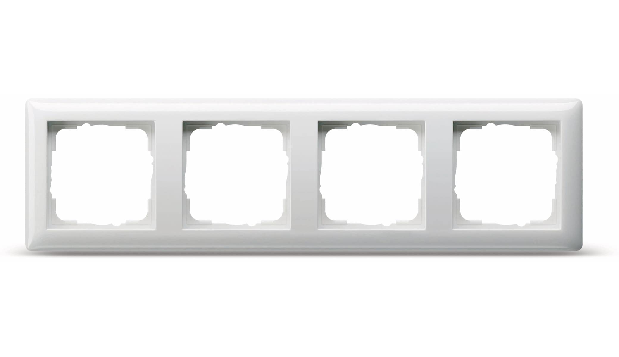 GIRA Abdeckrahmen 4-Fach Standard 55, 021403, reinweiß, glänzend GIRA Abdeckrahmen 4-Fach Standard 55, 021403, reinweiß, glänzend