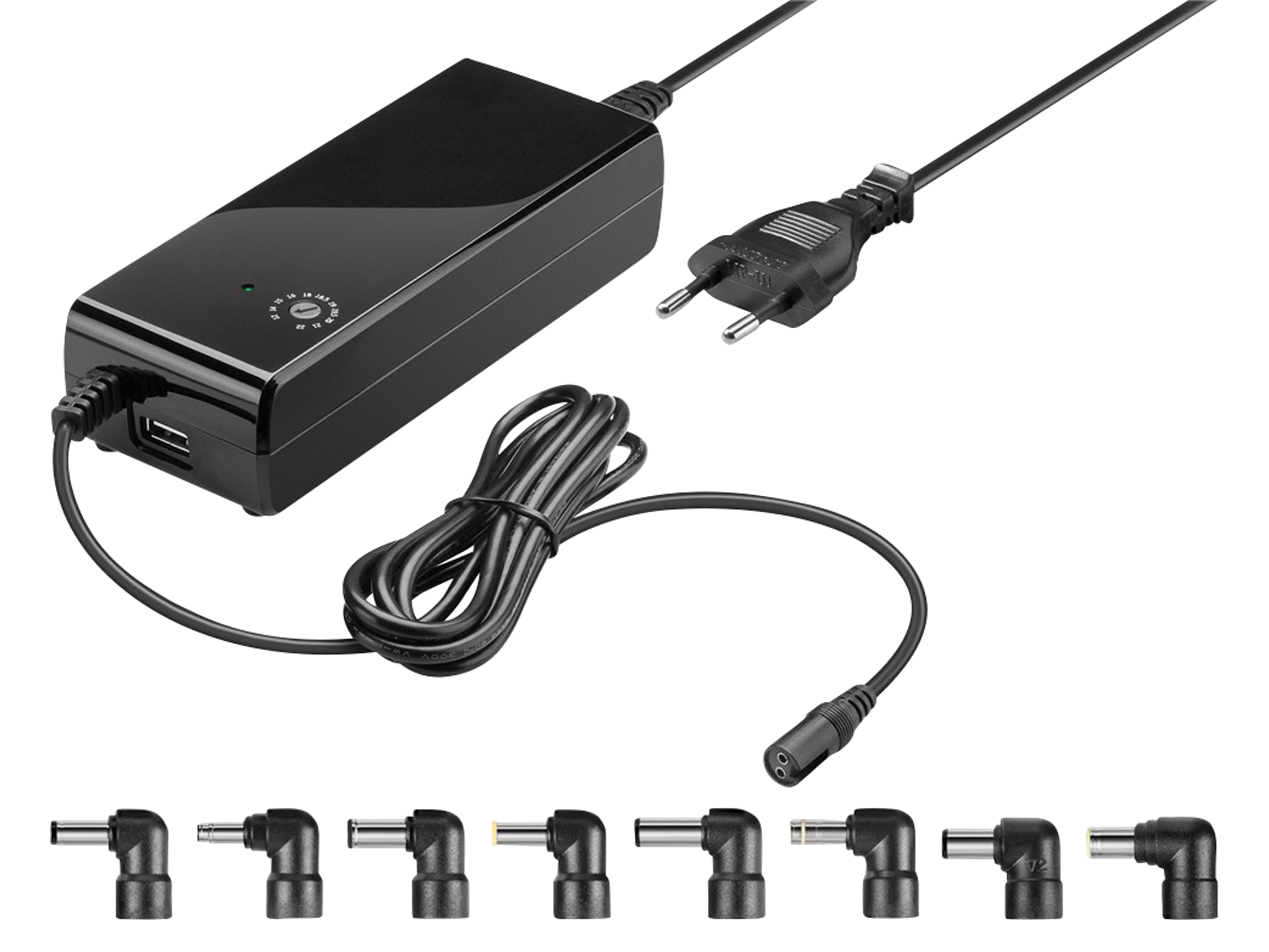 GOOBAY Notebook-Netzteil 55001, 12...22 V-, 4 A, schwarz GOOBAY Notebook-Netzteil 55001, 12...22 V-, 4 A, schwarz