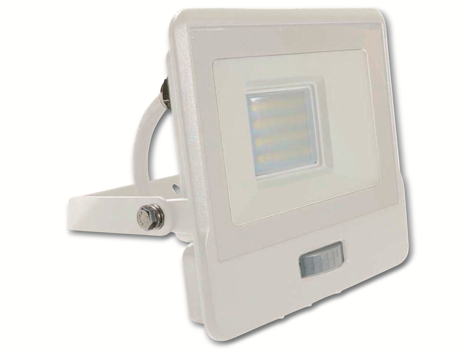 V-TAC LED-Fluter, Bewegungsmelder VT-128S-1 (20296) EEK: F, 20W, 1510 lm, 4000K, weiß