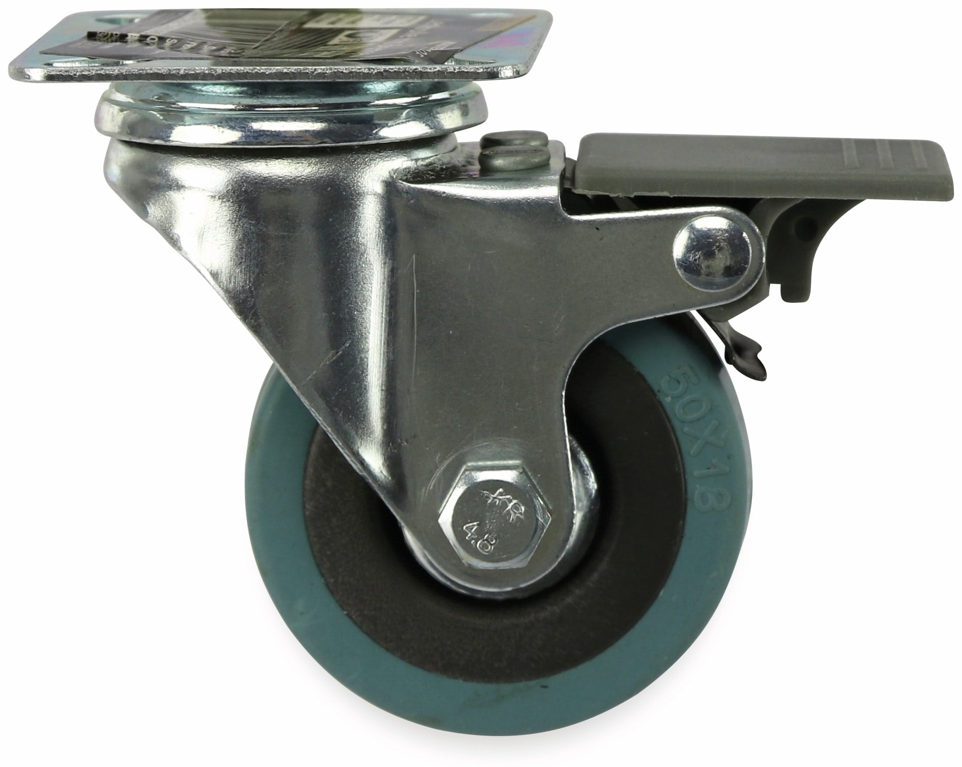 MASTERPROOF Lenkrolle Kugelgelagert 4059, Ø 50 mm, gebremst MASTERPROOF Lenkrolle Kugelgelagert 4059, Ø 50 mm, gebremst