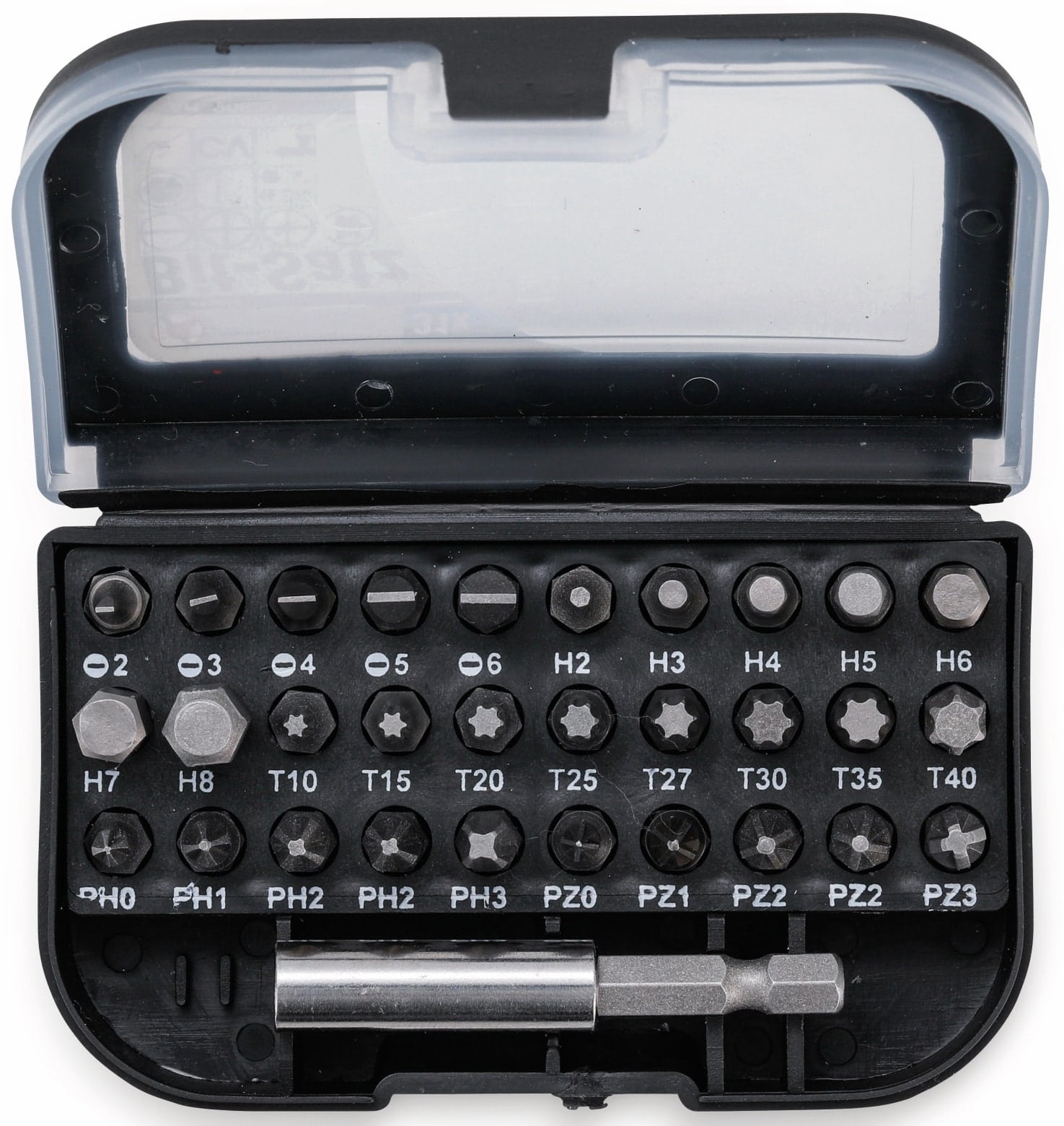 BGS TECHNIC Bitsatz 20820, Außensechskant 6,3 mm, 1/4", 31-teilig BGS TECHNIC Bitsatz 20820, Außensechskant 6,3 mm, 1/4", 31-teilig