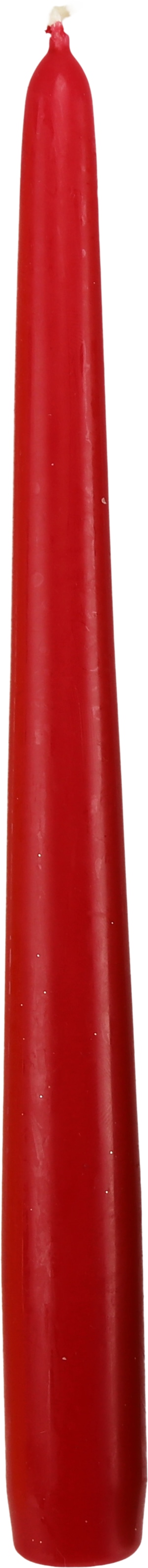 WIEDEMANN Tafelkerze, rot, 250/25mm, konisch WIEDEMANN Tafelkerze, rot, 250/25mm, konisch