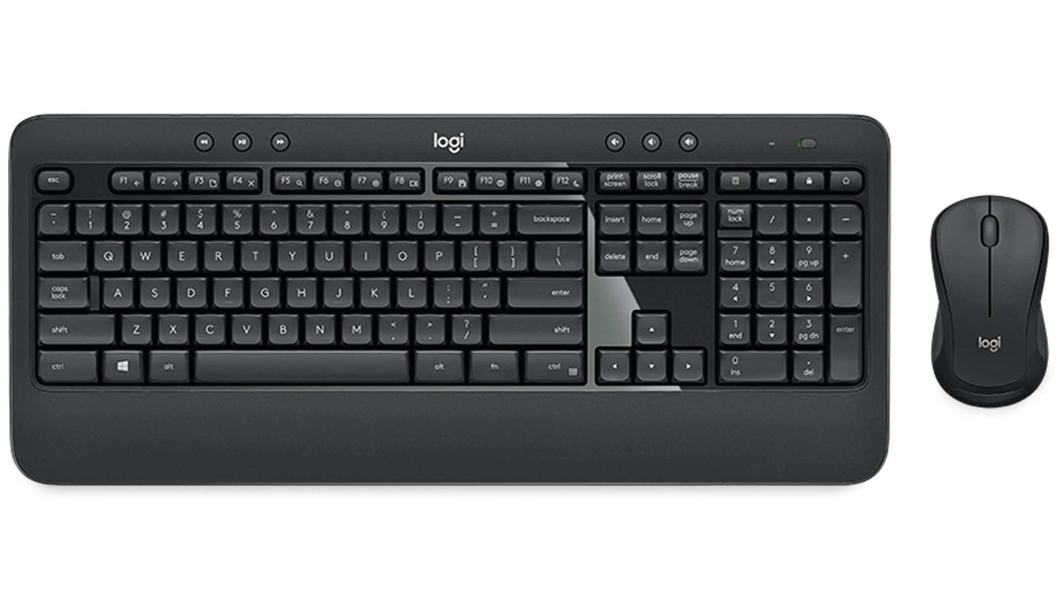 LOGITECH Funk-Tastatur- und Maus-Set MK540, Unifying, 1000 dpi