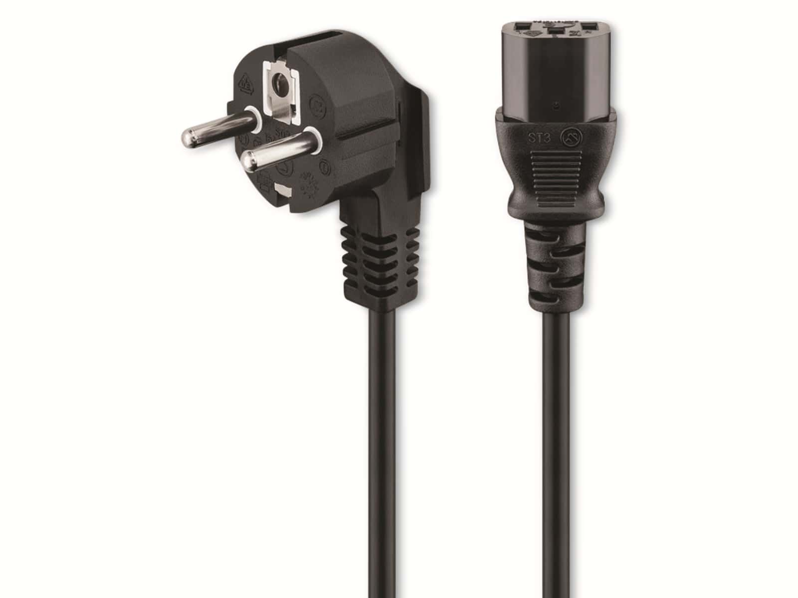 GOOBAY Kaltgerätekabel NK 101 S-250, 2,5 m, schwarz GOOBAY Kaltgerätekabel NK 101 S-250, 2,5 m, schwarz